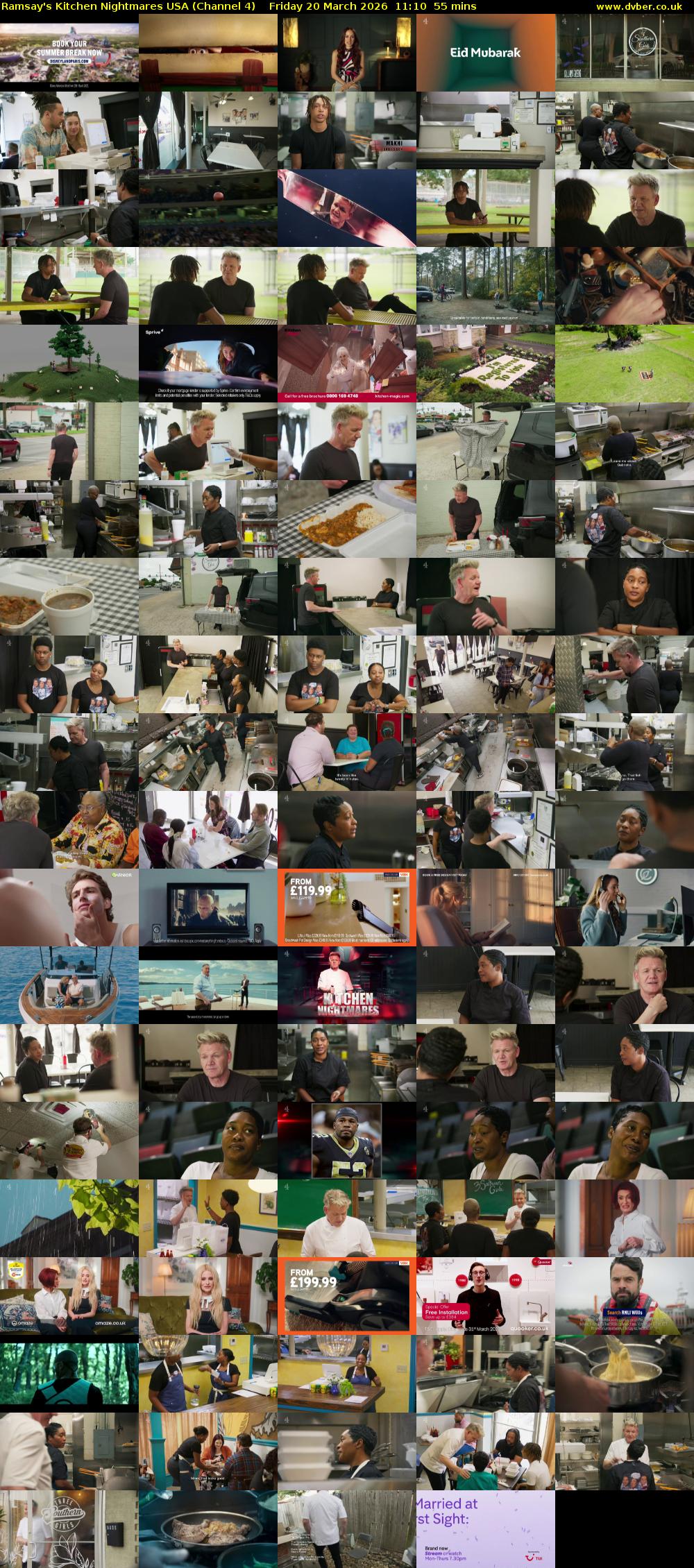 Ramsay's Kitchen Nightmares USA (Channel 4) Friday 20 March 2026 11:10 - 12:05