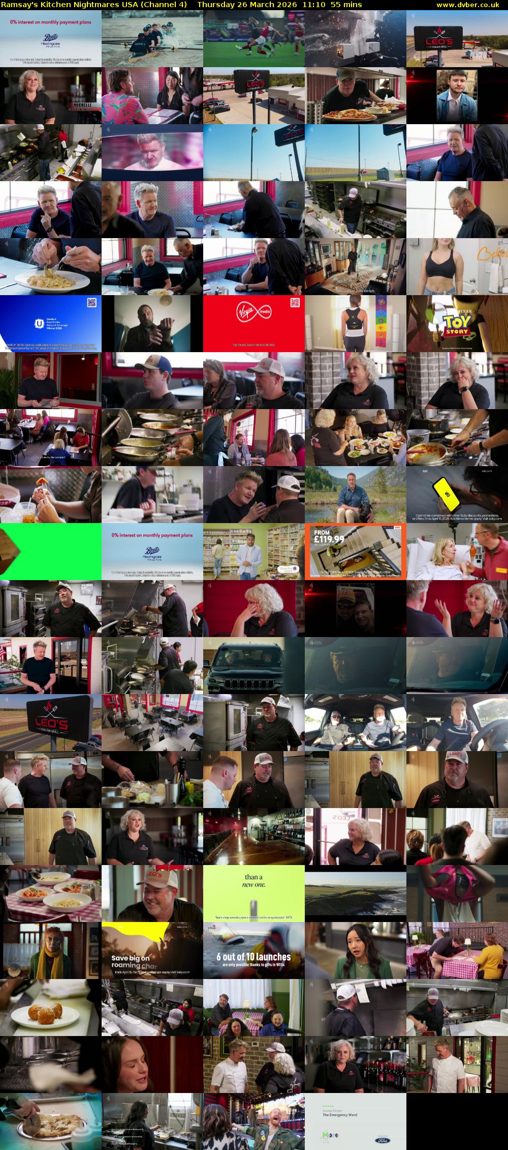 Ramsay's Kitchen Nightmares USA (Channel 4) Thursday 26 March 2026 11:10 - 12:05