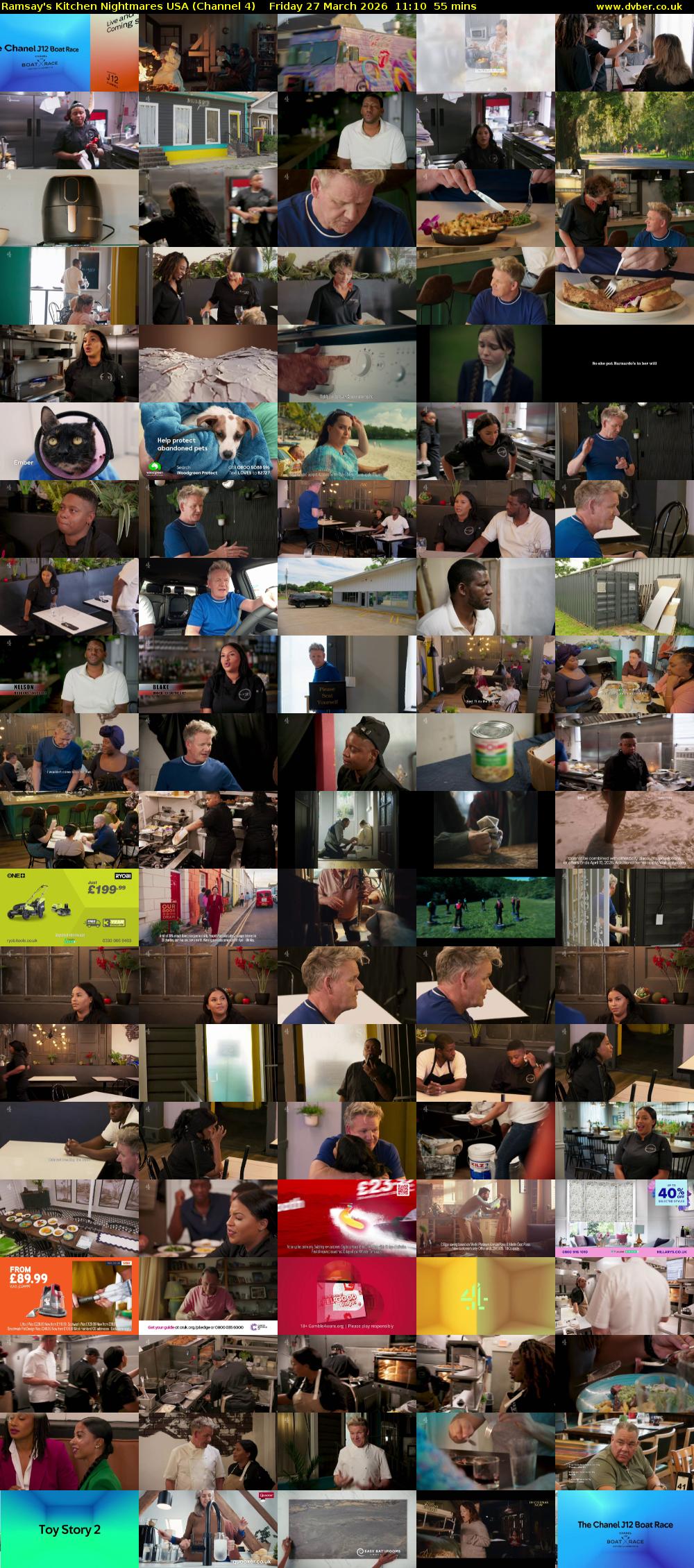 Ramsay's Kitchen Nightmares USA (Channel 4) Friday 27 March 2026 11:10 - 12:05