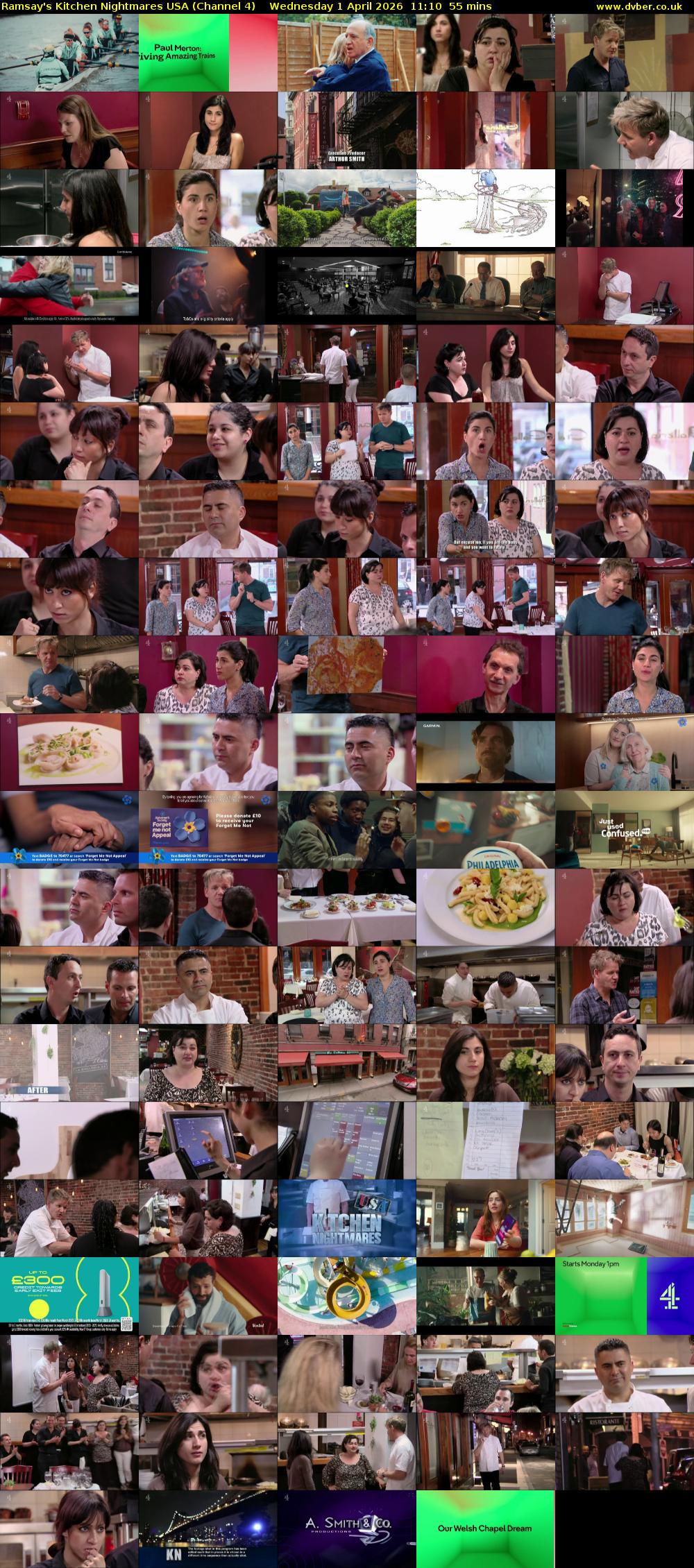 Ramsay's Kitchen Nightmares USA (Channel 4) Wednesday 1 April 2026 11:10 - 12:05