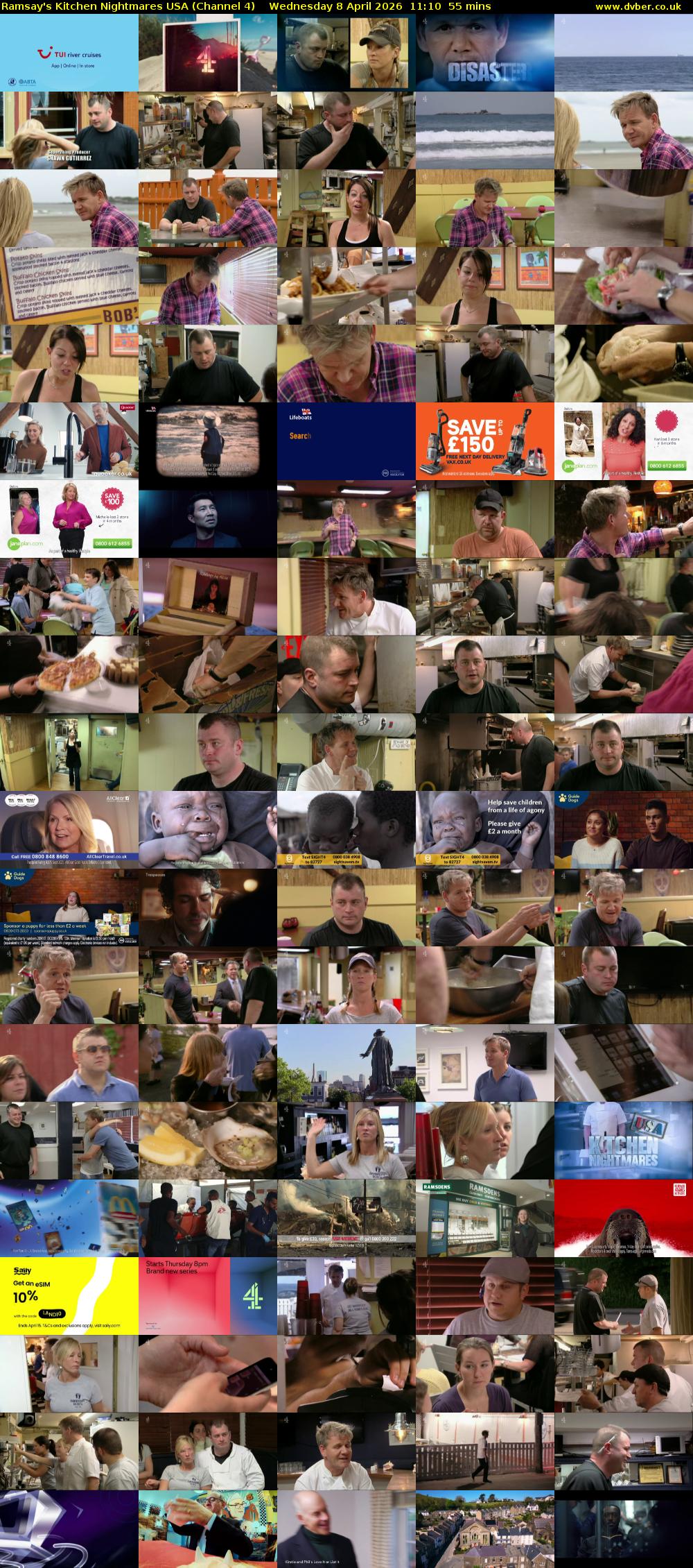 Ramsay's Kitchen Nightmares USA (Channel 4) Wednesday 8 April 2026 11:10 - 12:05