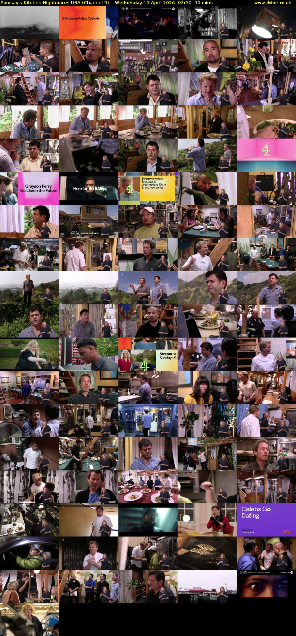 Ramsay's Kitchen Nightmares USA (Channel 4) Wednesday 15 April 2026 02:50 - 03:40
