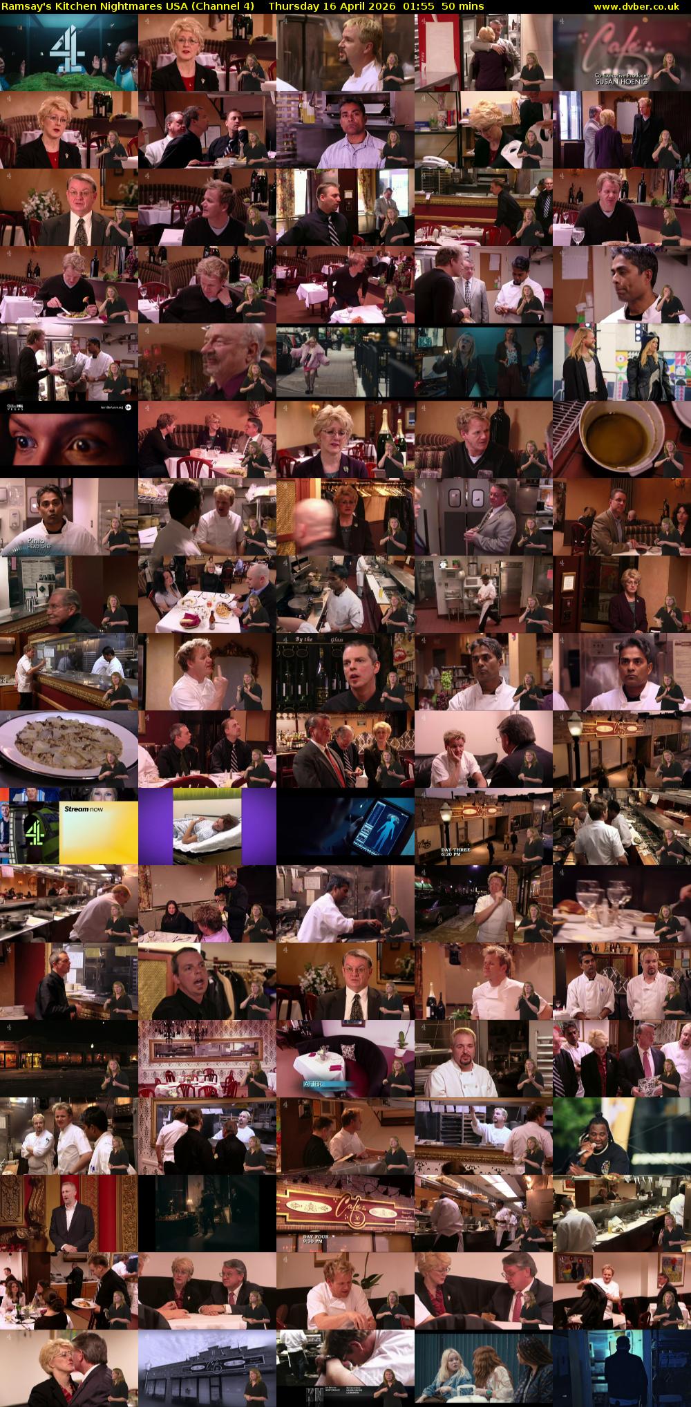 Ramsay's Kitchen Nightmares USA (Channel 4) Thursday 16 April 2026 01:55 - 02:45