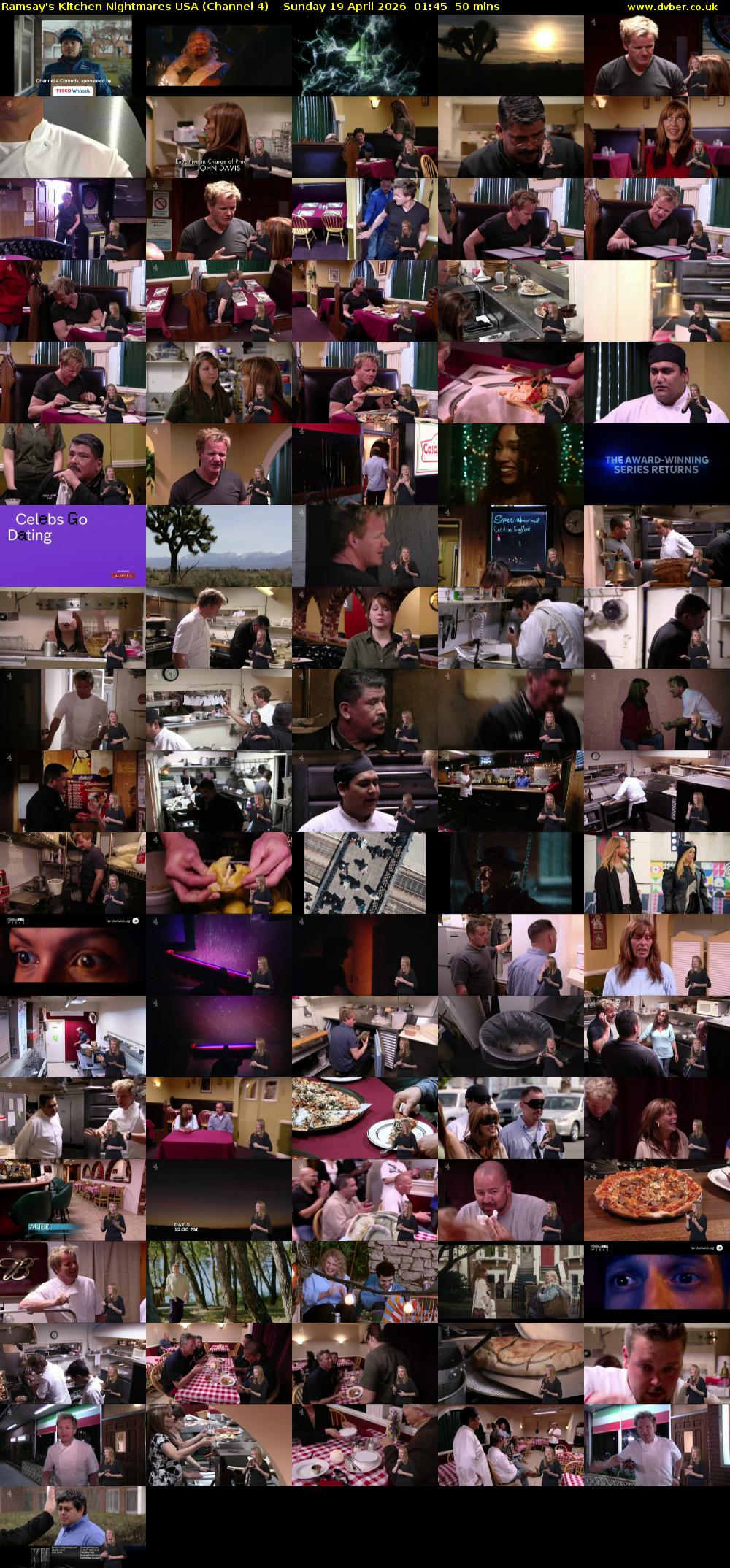 Ramsay's Kitchen Nightmares USA (Channel 4) Sunday 19 April 2026 01:45 - 02:35