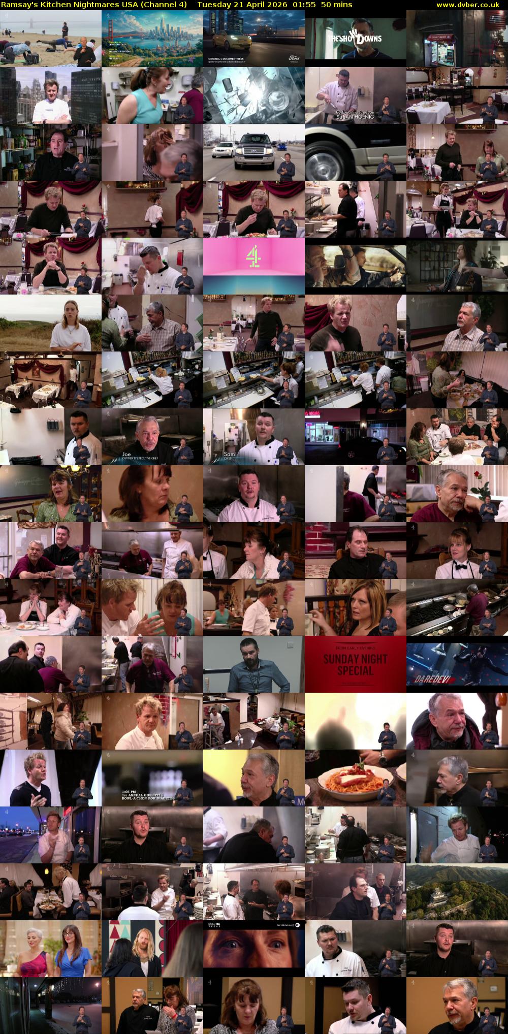 Ramsay's Kitchen Nightmares USA (Channel 4) Tuesday 21 April 2026 01:55 - 02:45