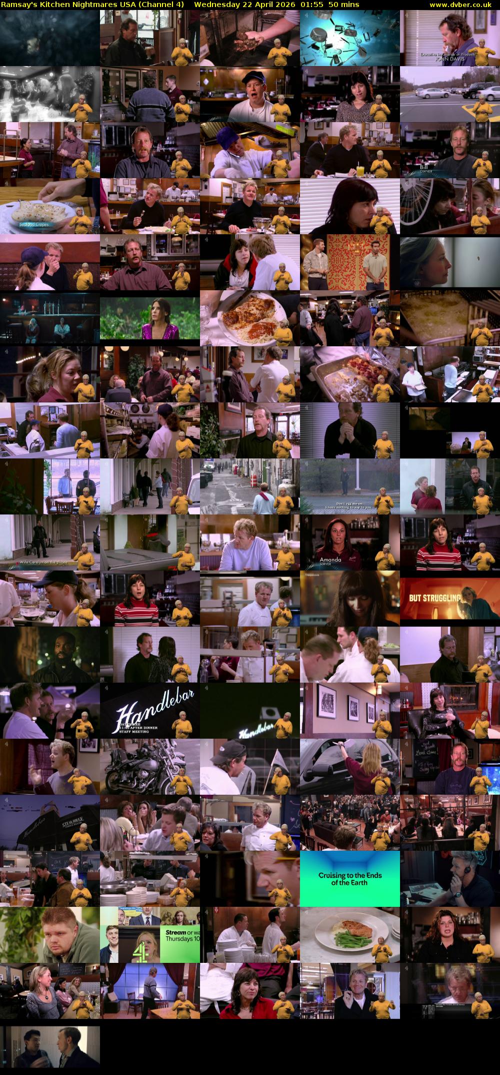 Ramsay's Kitchen Nightmares USA (Channel 4) Wednesday 22 April 2026 01:55 - 02:45