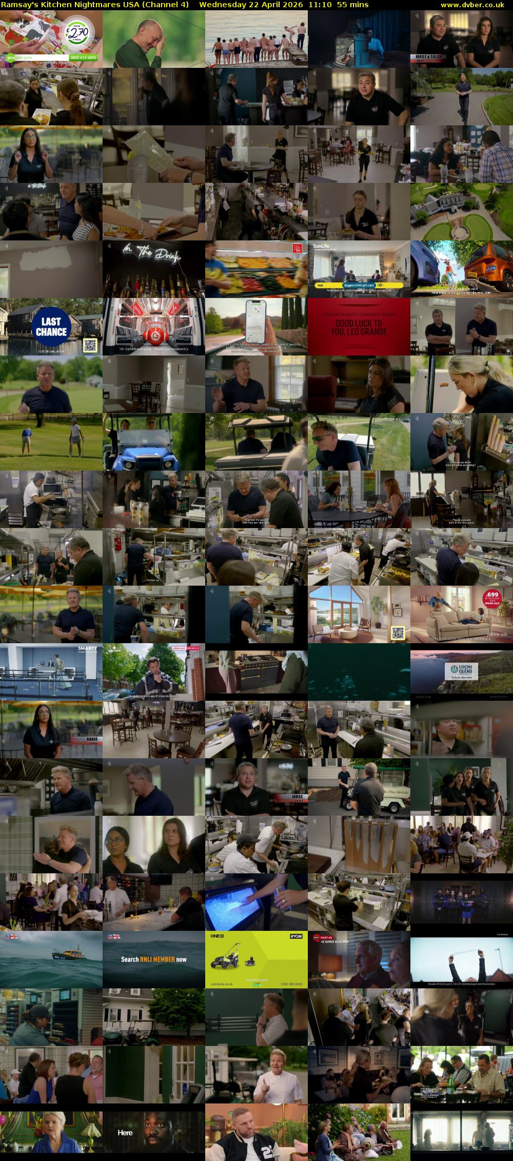 Ramsay's Kitchen Nightmares USA (Channel 4) Wednesday 22 April 2026 11:10 - 12:05