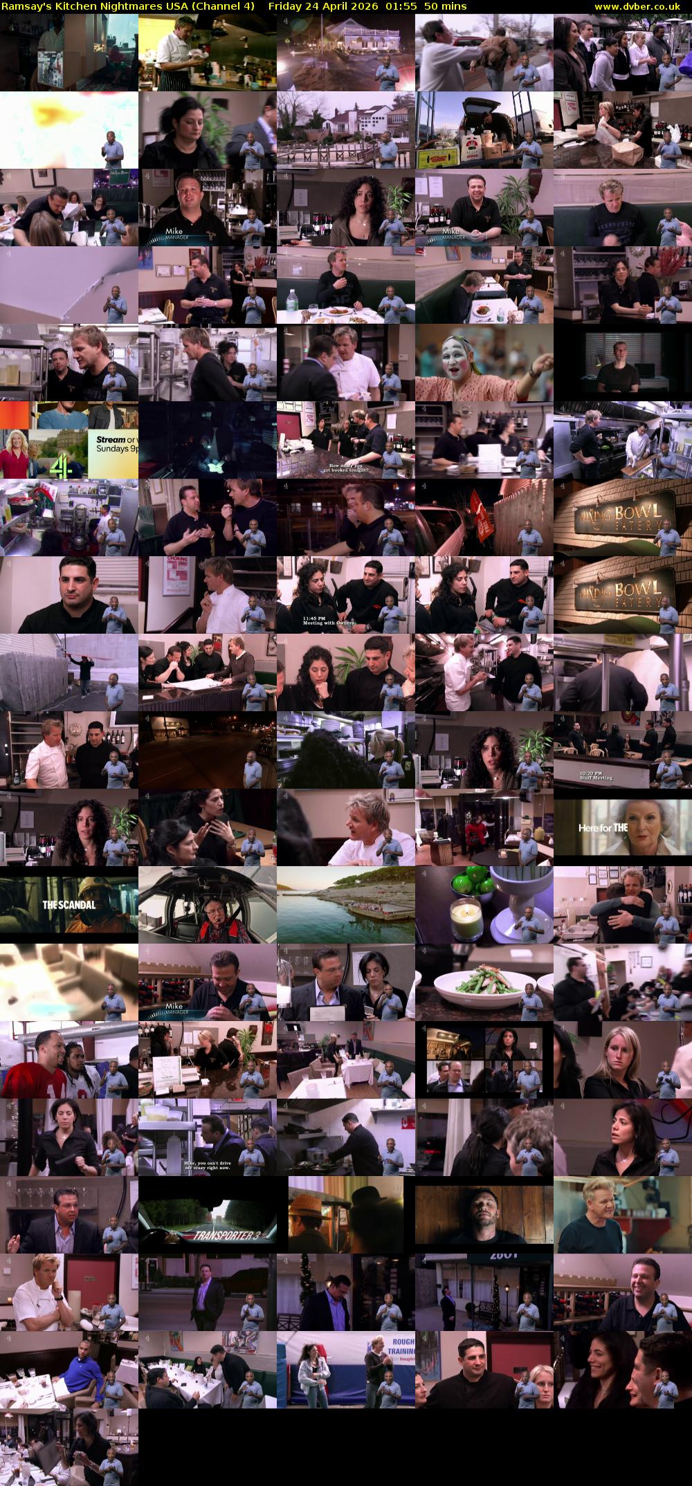 Ramsay's Kitchen Nightmares USA (Channel 4) Friday 24 April 2026 01:55 - 02:45