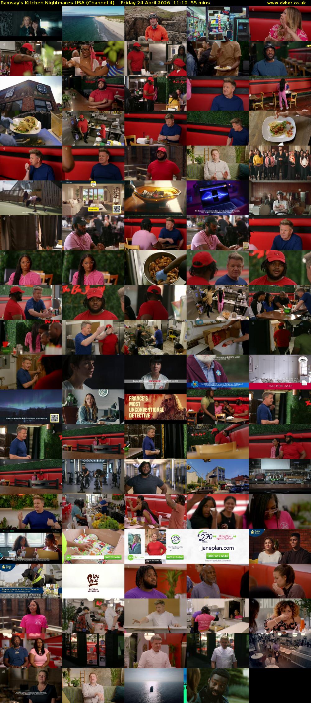 Ramsay's Kitchen Nightmares USA (Channel 4) Friday 24 April 2026 11:10 - 12:05