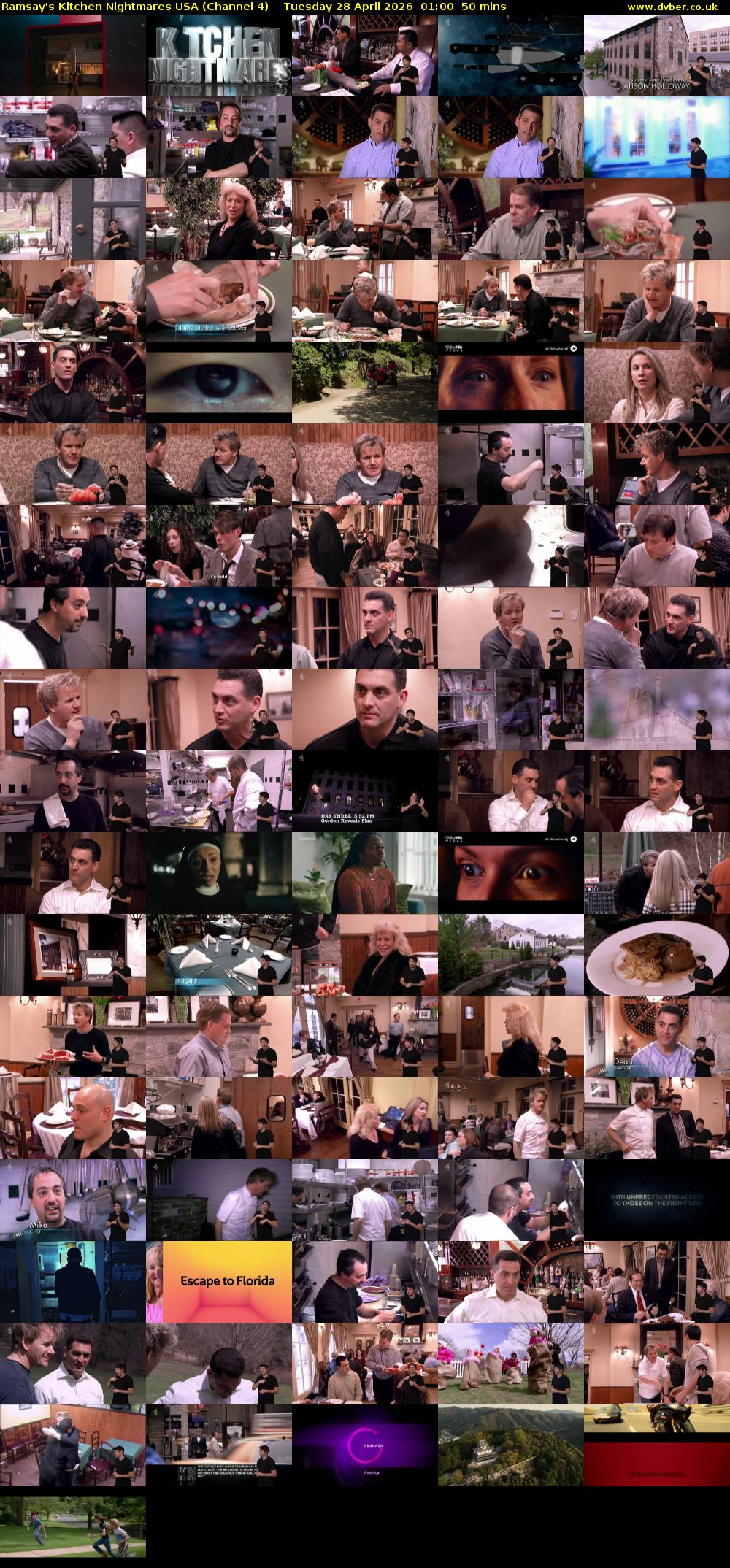 Ramsay's Kitchen Nightmares USA (Channel 4) Tuesday 28 April 2026 01:00 - 01:50
