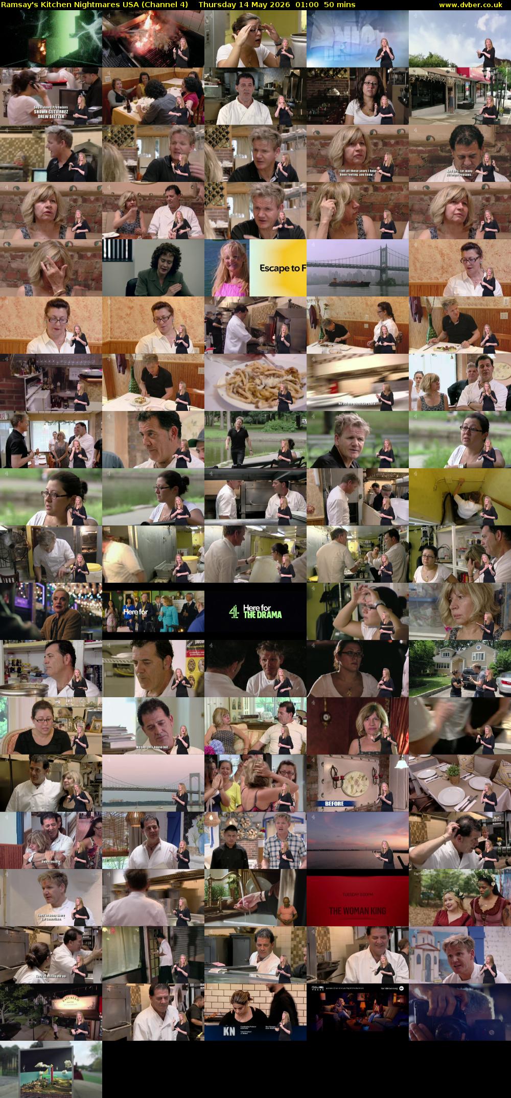 Ramsay's Kitchen Nightmares USA (Channel 4) Thursday 14 May 2026 01:00 - 01:50