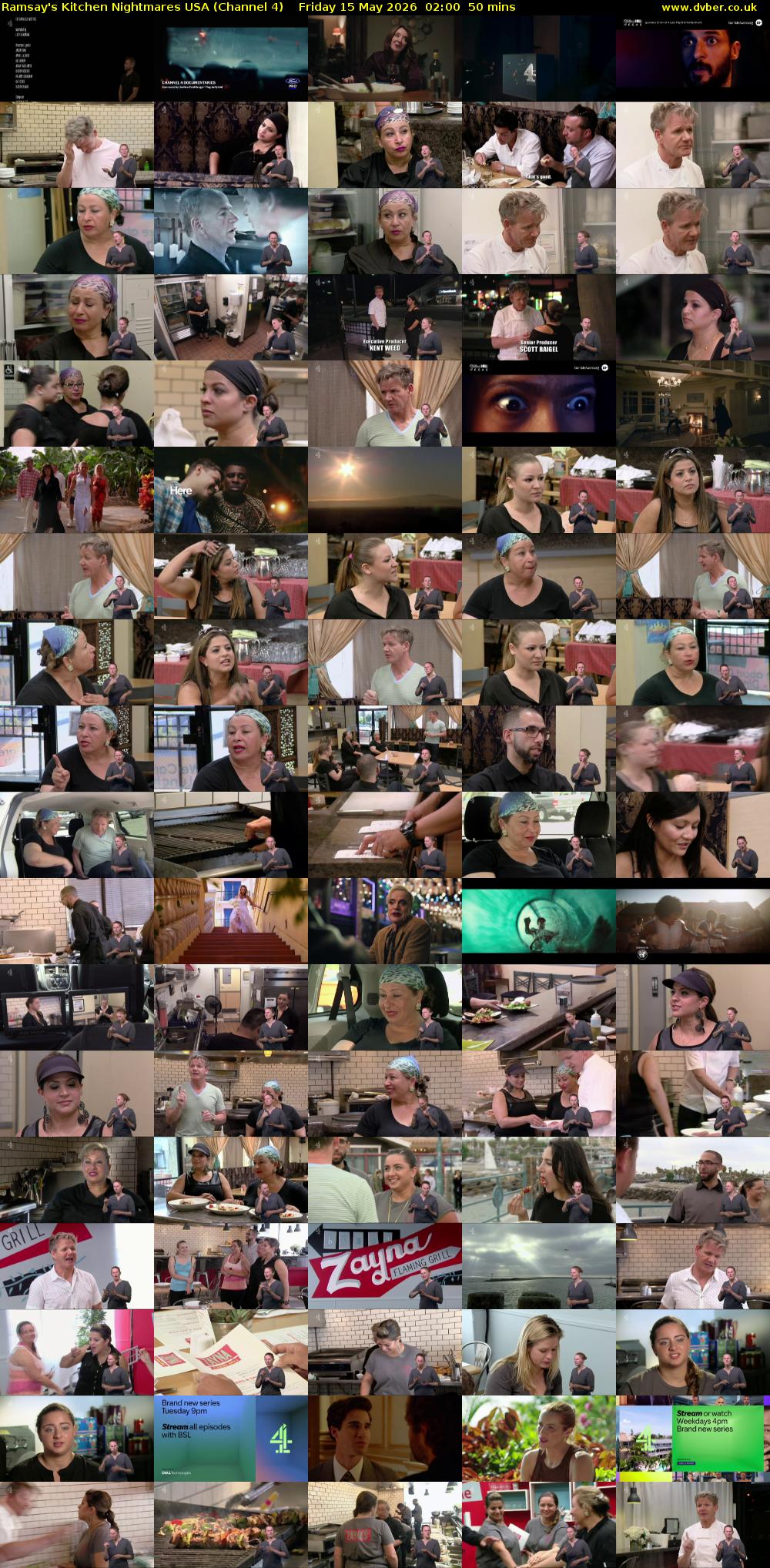 Ramsay's Kitchen Nightmares USA (Channel 4) Friday 15 May 2026 02:00 - 02:50