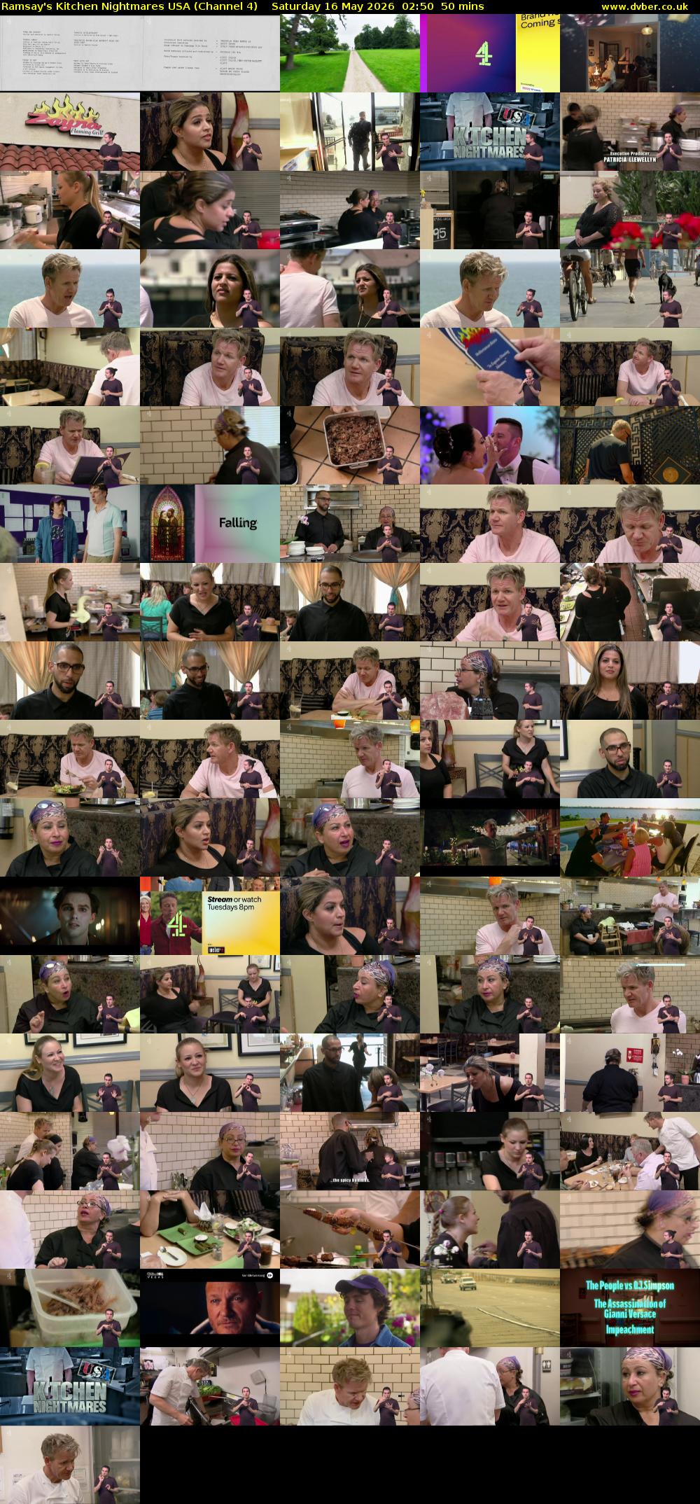 Ramsay's Kitchen Nightmares USA (Channel 4) Saturday 16 May 2026 02:50 - 03:40