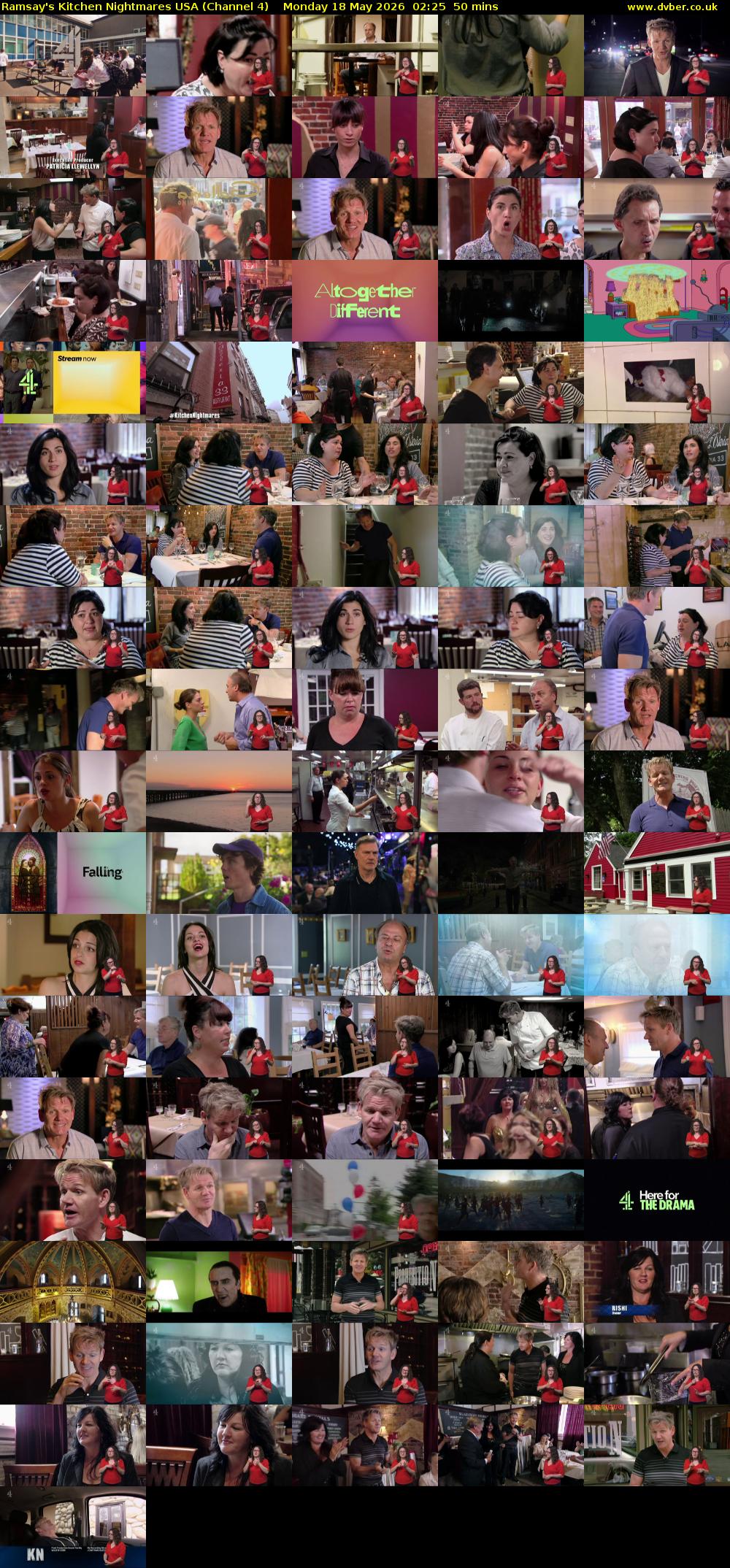Ramsay's Kitchen Nightmares USA (Channel 4) Monday 18 May 2026 02:25 - 03:15