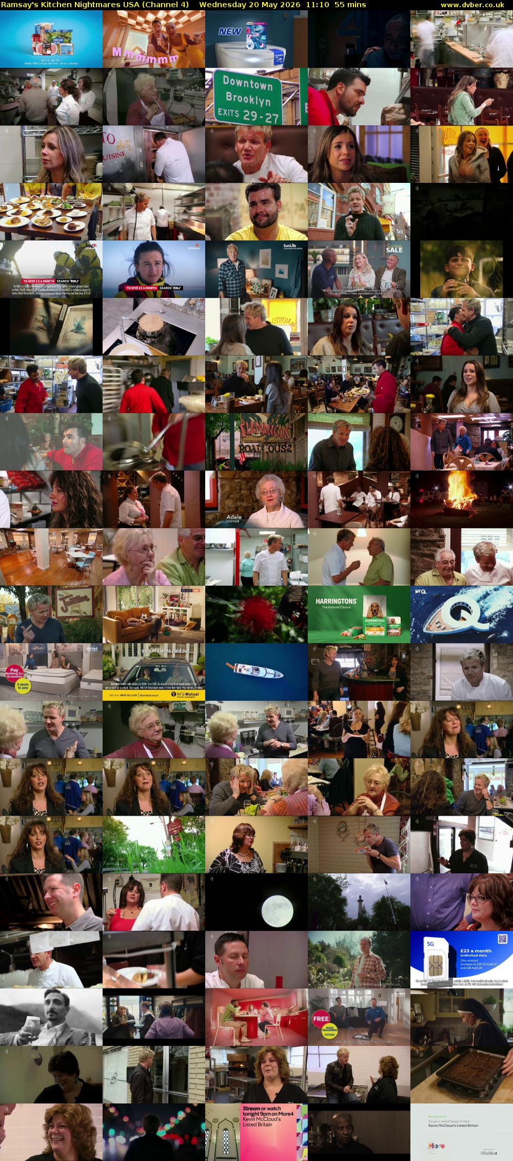 Ramsay's Kitchen Nightmares USA (Channel 4) Wednesday 20 May 2026 11:10 - 12:05