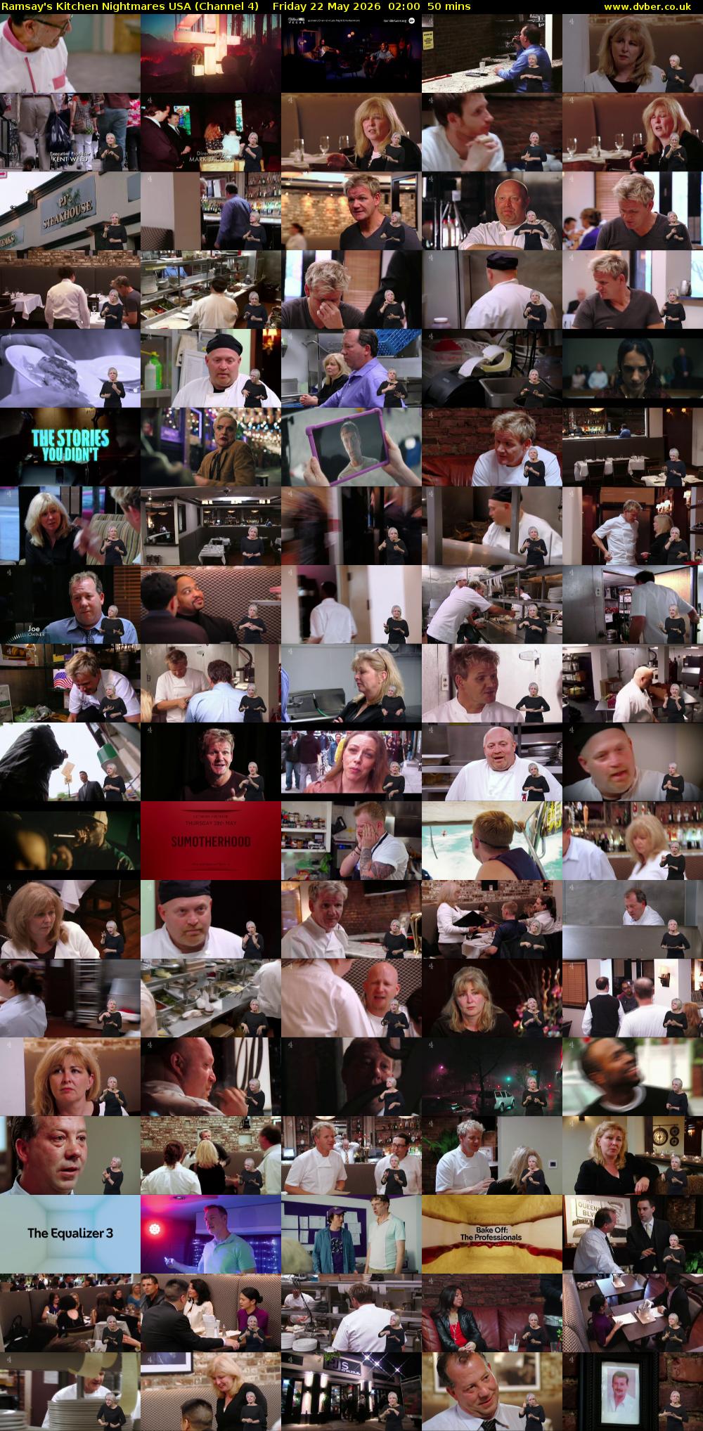 Ramsay's Kitchen Nightmares USA (Channel 4) Friday 22 May 2026 02:00 - 02:50
