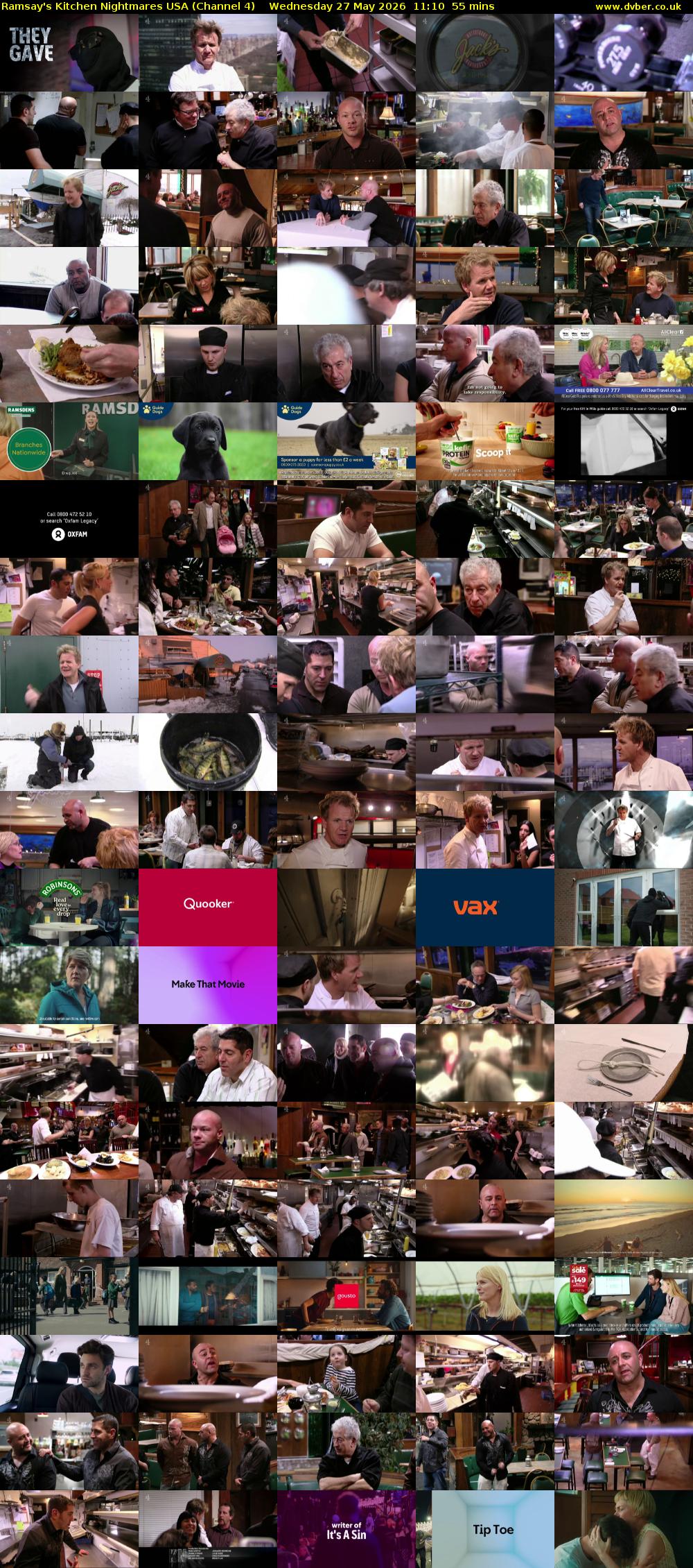 Ramsay's Kitchen Nightmares USA (Channel 4) Wednesday 27 May 2026 11:10 - 12:05