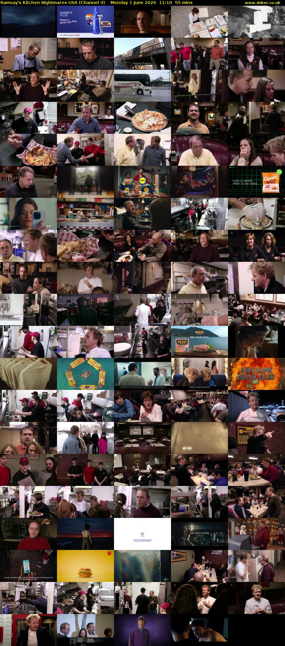 Ramsay's Kitchen Nightmares USA (Channel 4) Monday 1 June 2026 11:10 - 12:05
