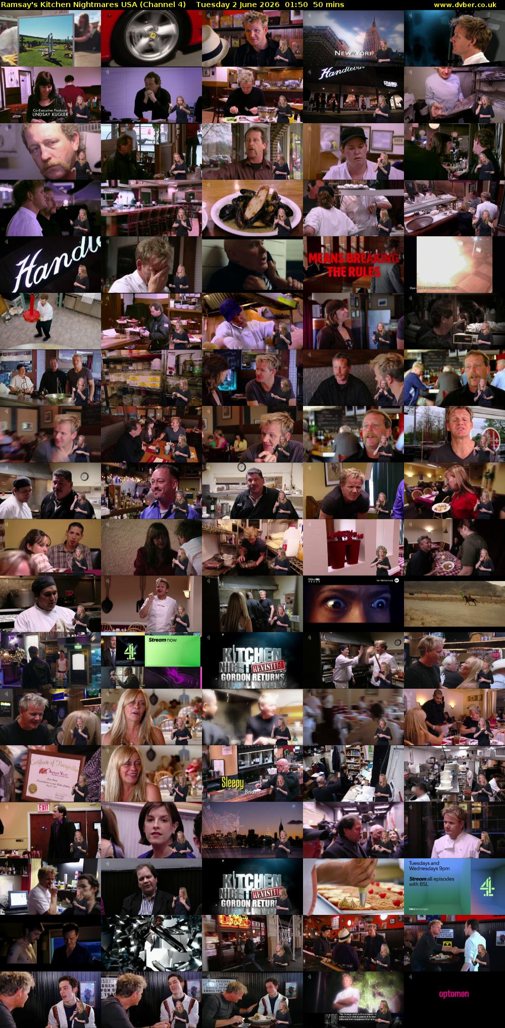 Ramsay's Kitchen Nightmares USA (Channel 4) Tuesday 2 June 2026 01:50 - 02:40