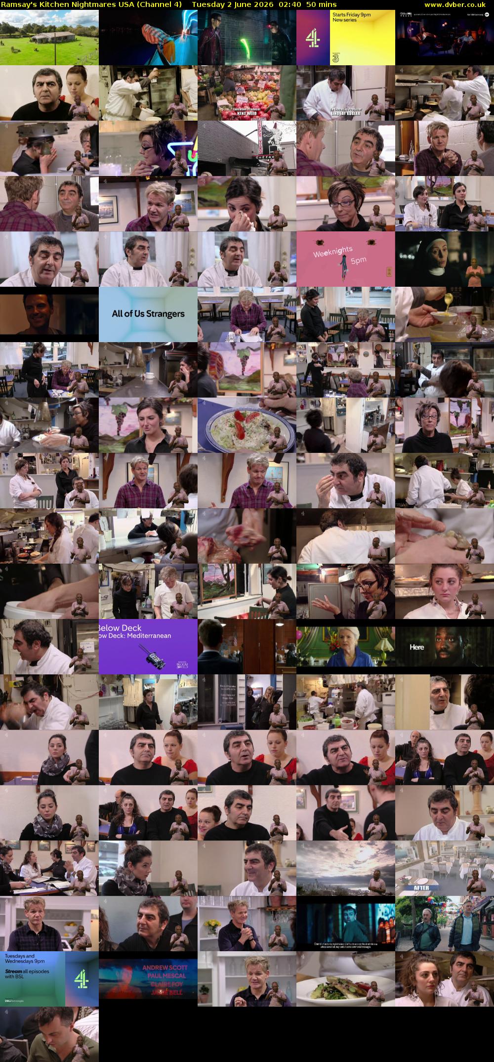 Ramsay's Kitchen Nightmares USA (Channel 4) Tuesday 2 June 2026 02:40 - 03:30