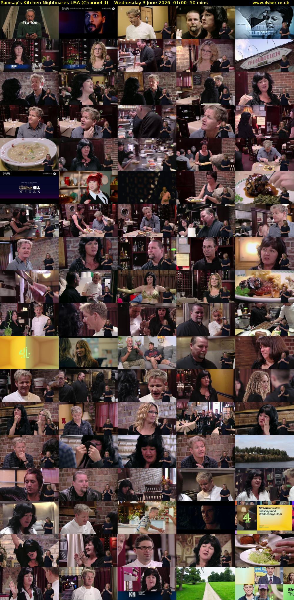 Ramsay's Kitchen Nightmares USA (Channel 4) Wednesday 3 June 2026 01:00 - 01:50