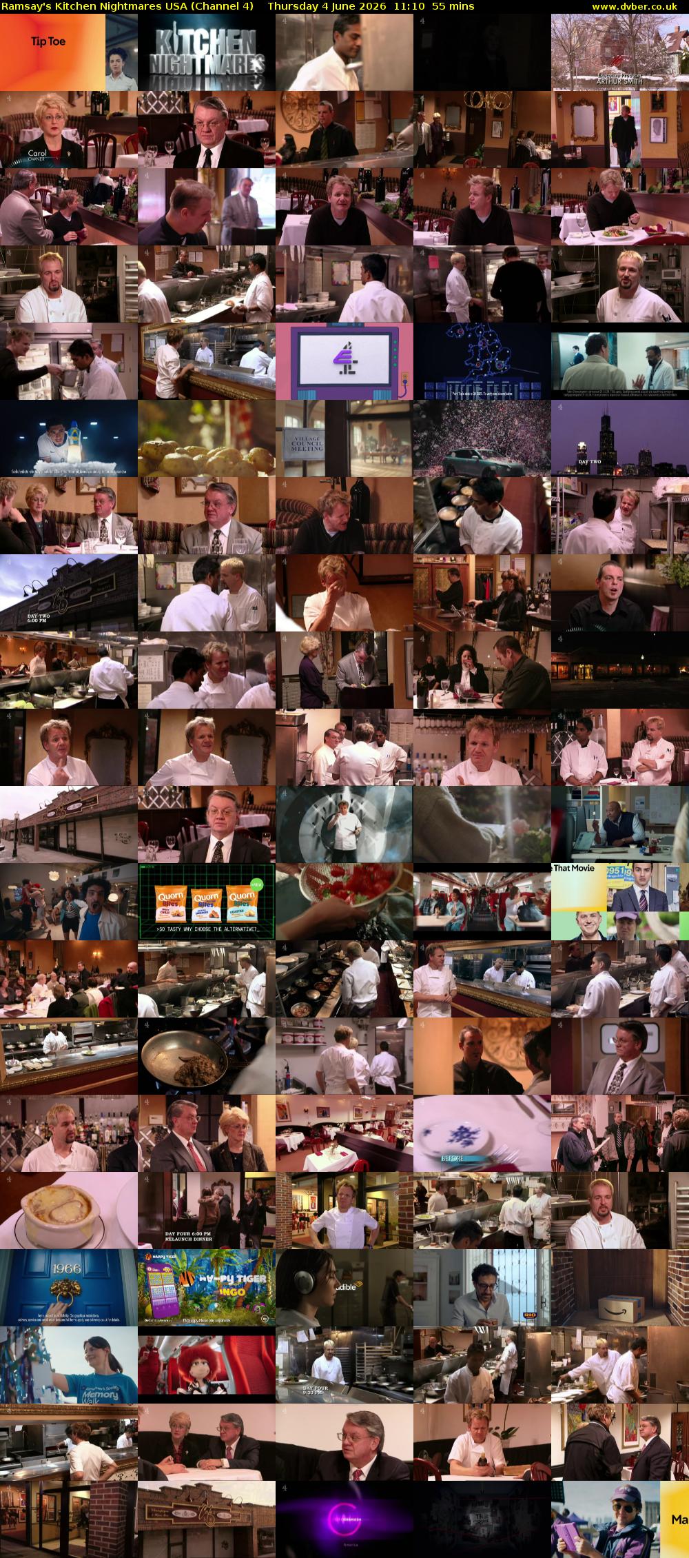 Ramsay's Kitchen Nightmares USA (Channel 4) Thursday 4 June 2026 11:10 - 12:05