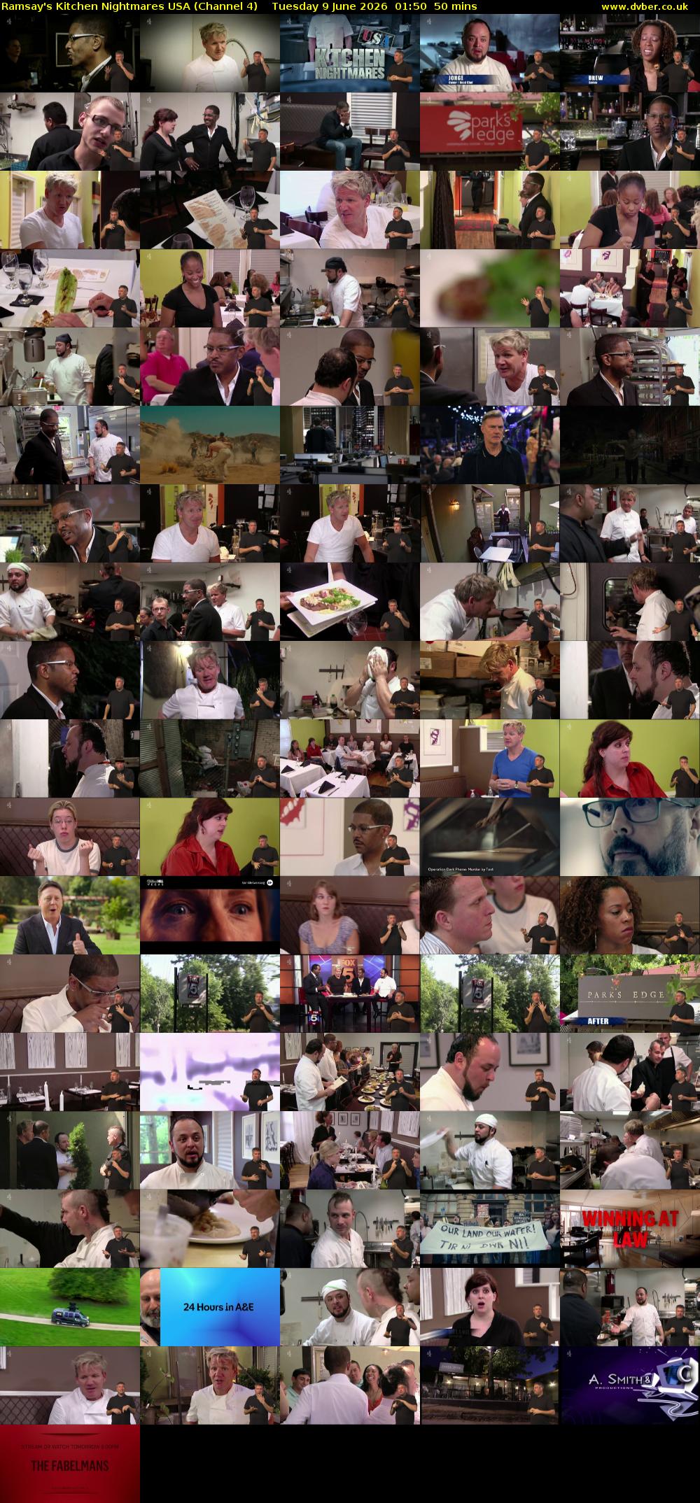 Ramsay's Kitchen Nightmares USA (Channel 4) Tuesday 9 June 2026 01:50 - 02:40