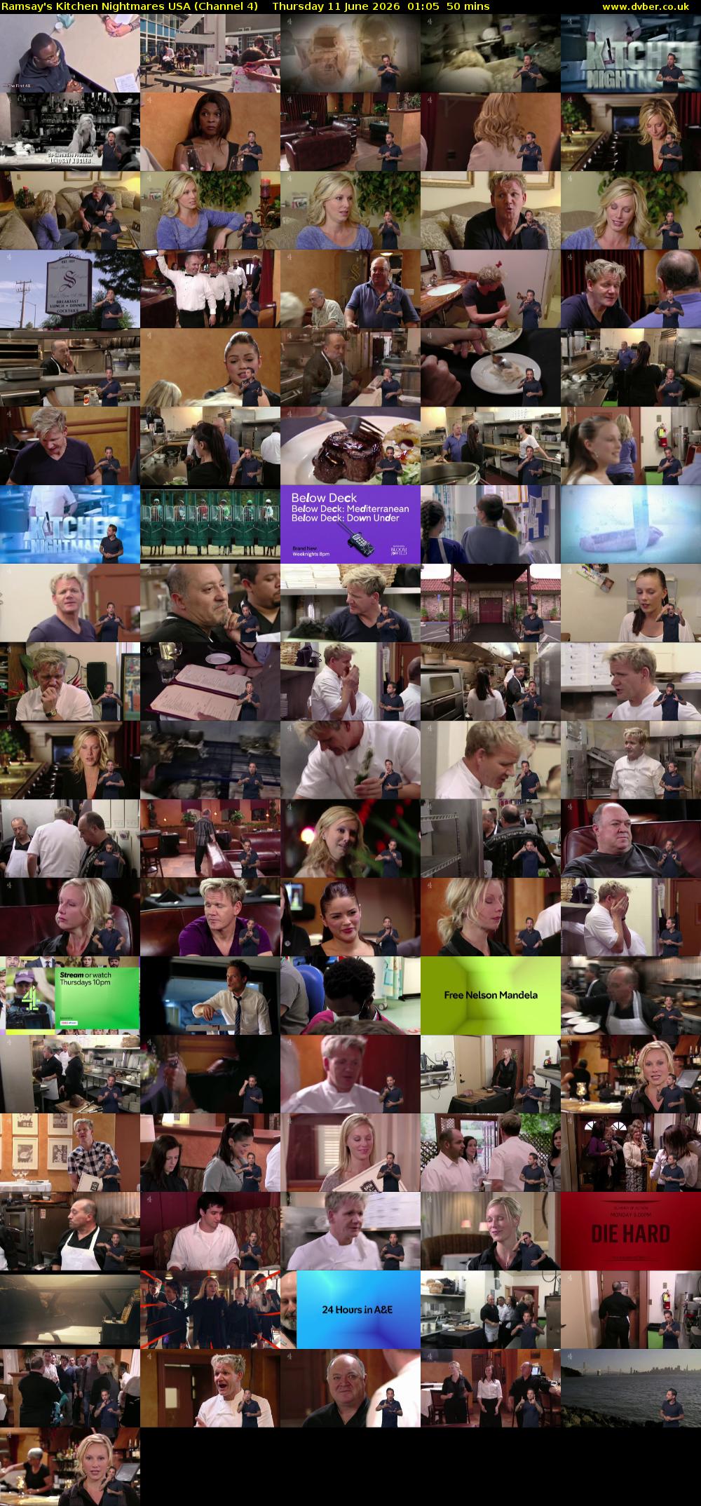 Ramsay's Kitchen Nightmares USA (Channel 4) Thursday 11 June 2026 01:05 - 01:55