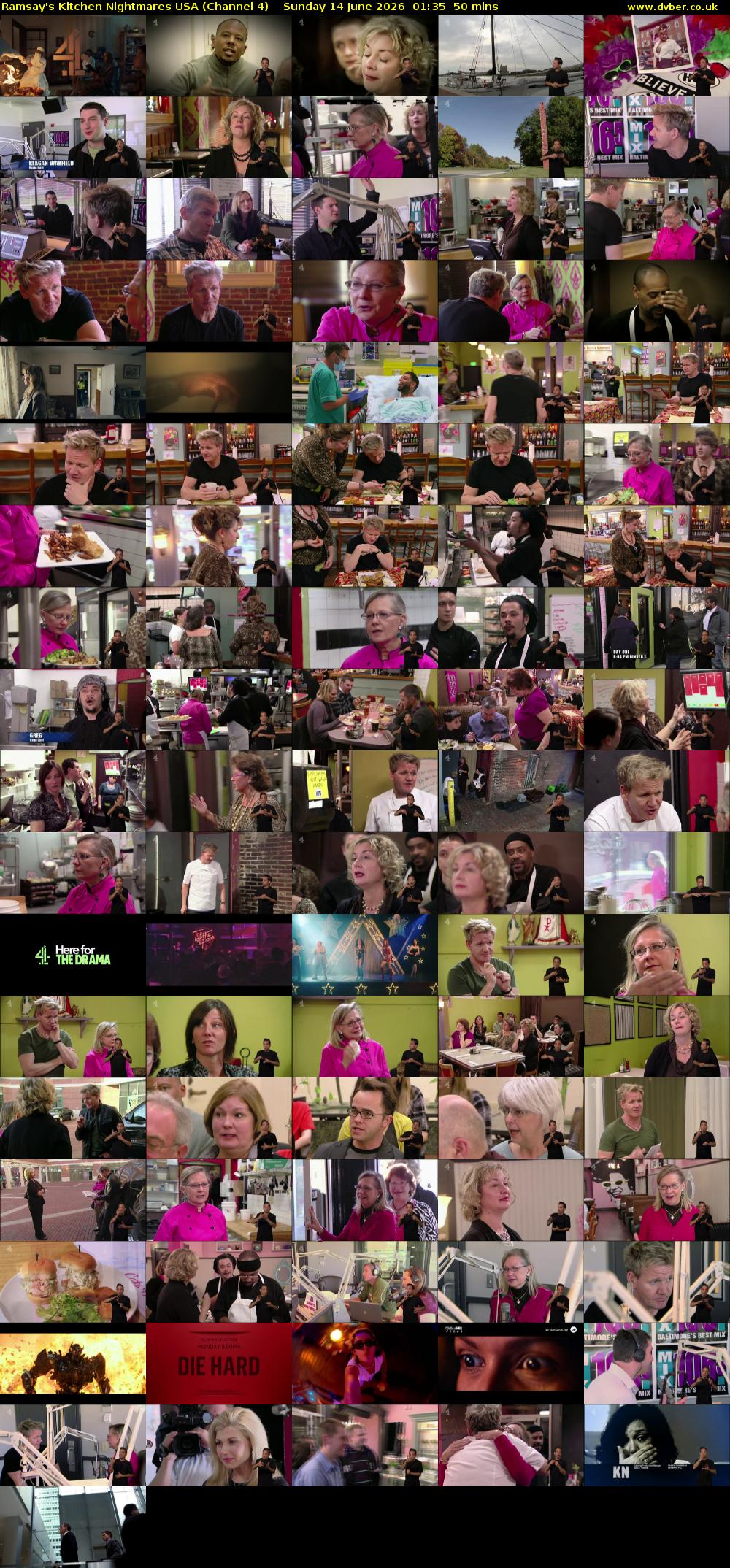 Ramsay's Kitchen Nightmares USA (Channel 4) Sunday 14 June 2026 01:35 - 02:25