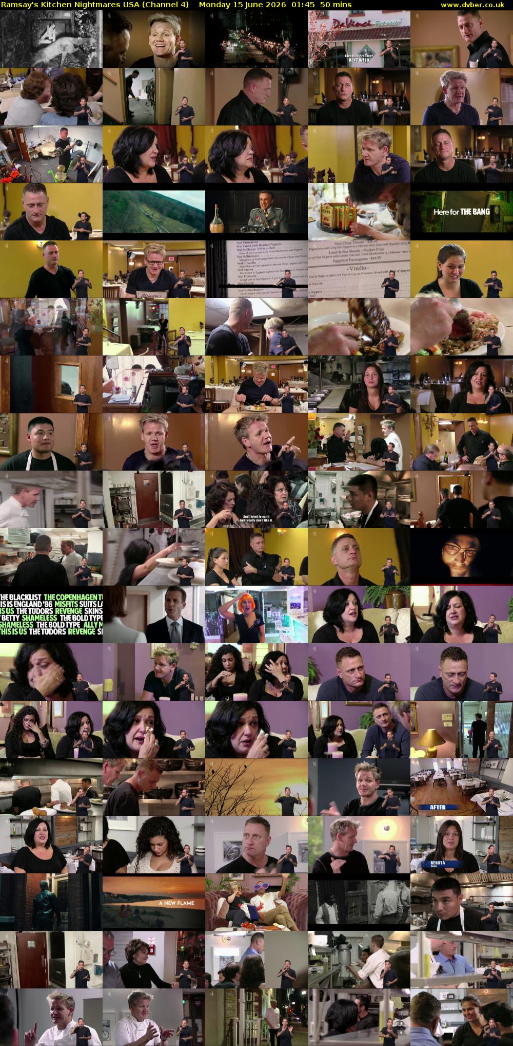 Ramsay's Kitchen Nightmares USA (Channel 4) Monday 15 June 2026 01:45 - 02:35