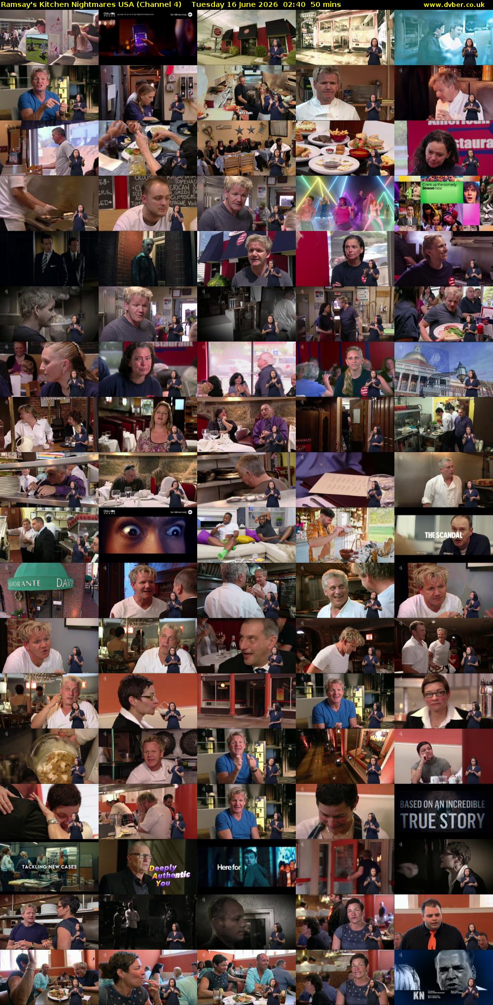 Ramsay's Kitchen Nightmares USA (Channel 4) Tuesday 16 June 2026 02:40 - 03:30