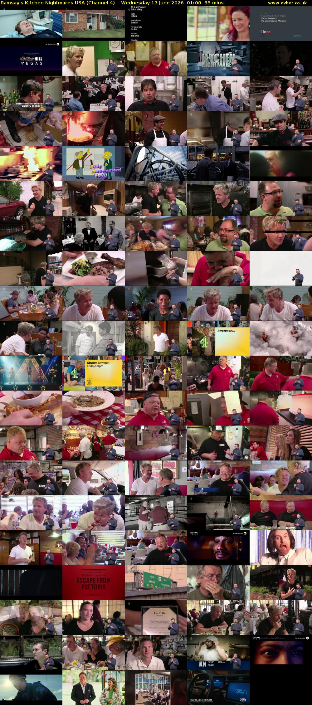 Ramsay's Kitchen Nightmares USA (Channel 4) Wednesday 17 June 2026 01:00 - 01:55