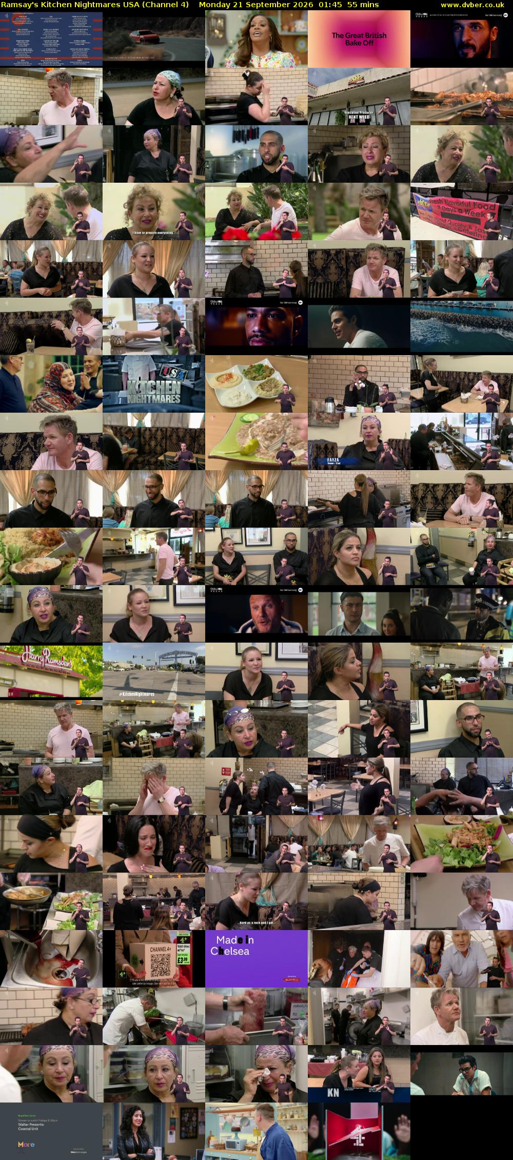 Ramsay's Kitchen Nightmares USA (Channel 4) Monday 21 September 2026 01:45 - 02:40