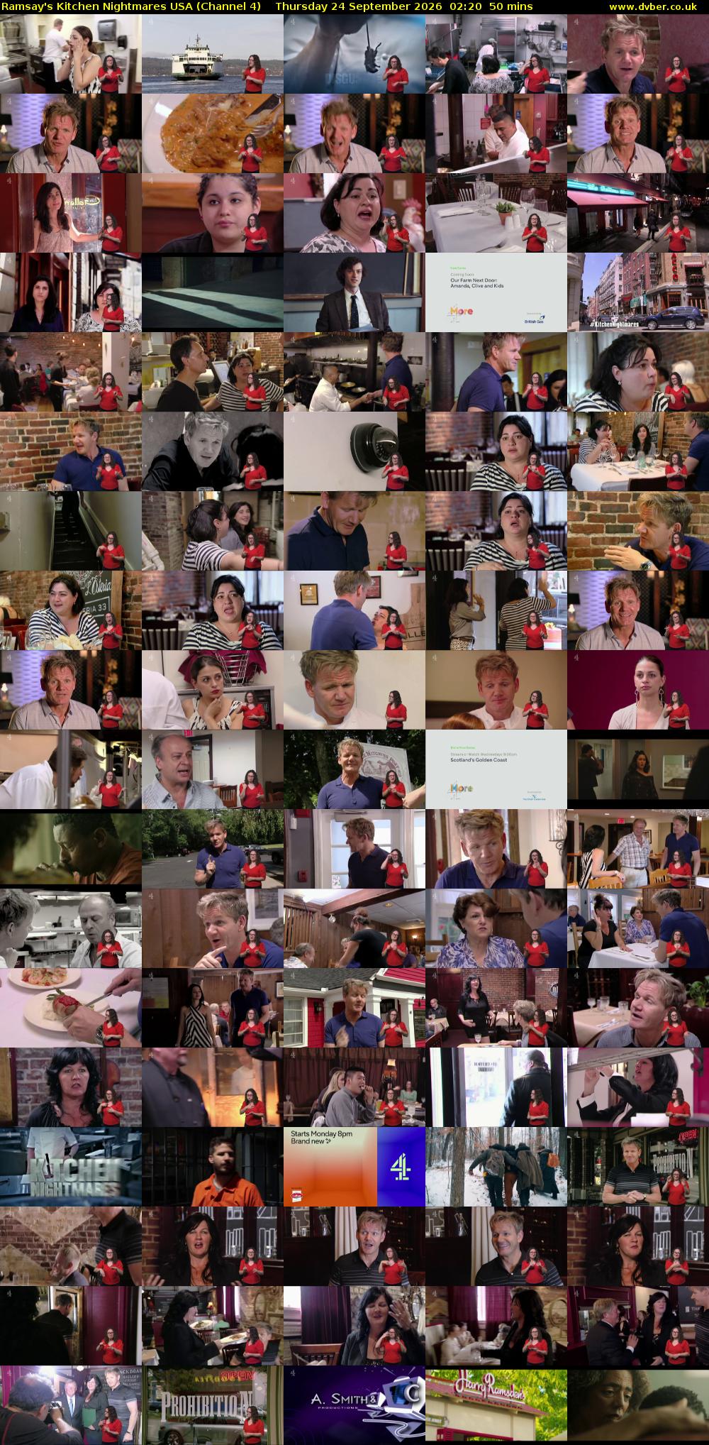 Ramsay's Kitchen Nightmares USA (Channel 4) Thursday 24 September 2026 02:20 - 03:10
