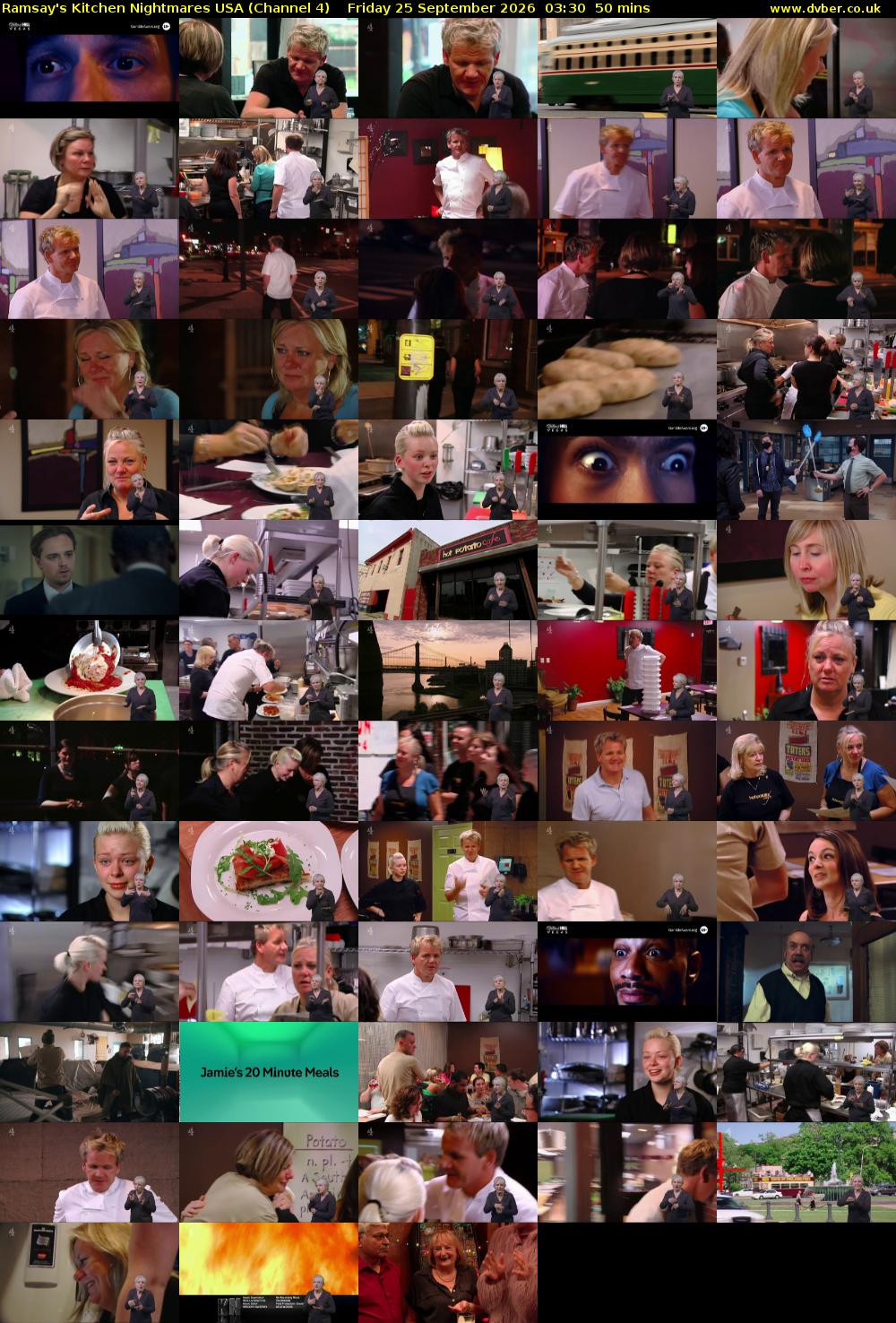 Ramsay's Kitchen Nightmares USA (Channel 4) Friday 25 September 2026 03:30 - 04:20