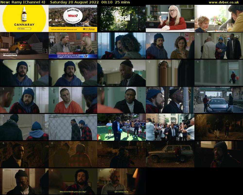 Ramy (Channel 4) Saturday 20 August 2022 00:10 - 00:35