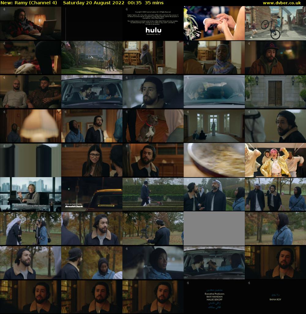 Ramy (Channel 4) Saturday 20 August 2022 00:35 - 01:10