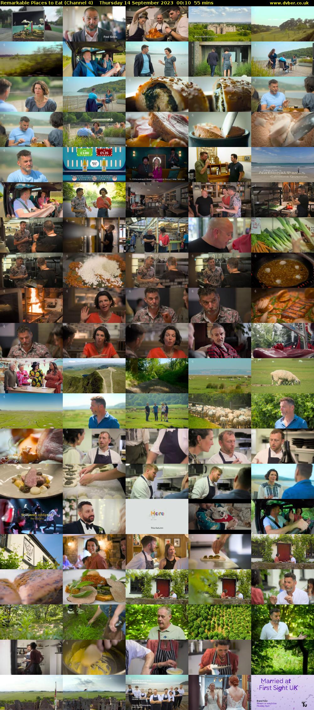 Remarkable Places to Eat (Channel 4) Thursday 14 September 2023 00:10 - 01:05
