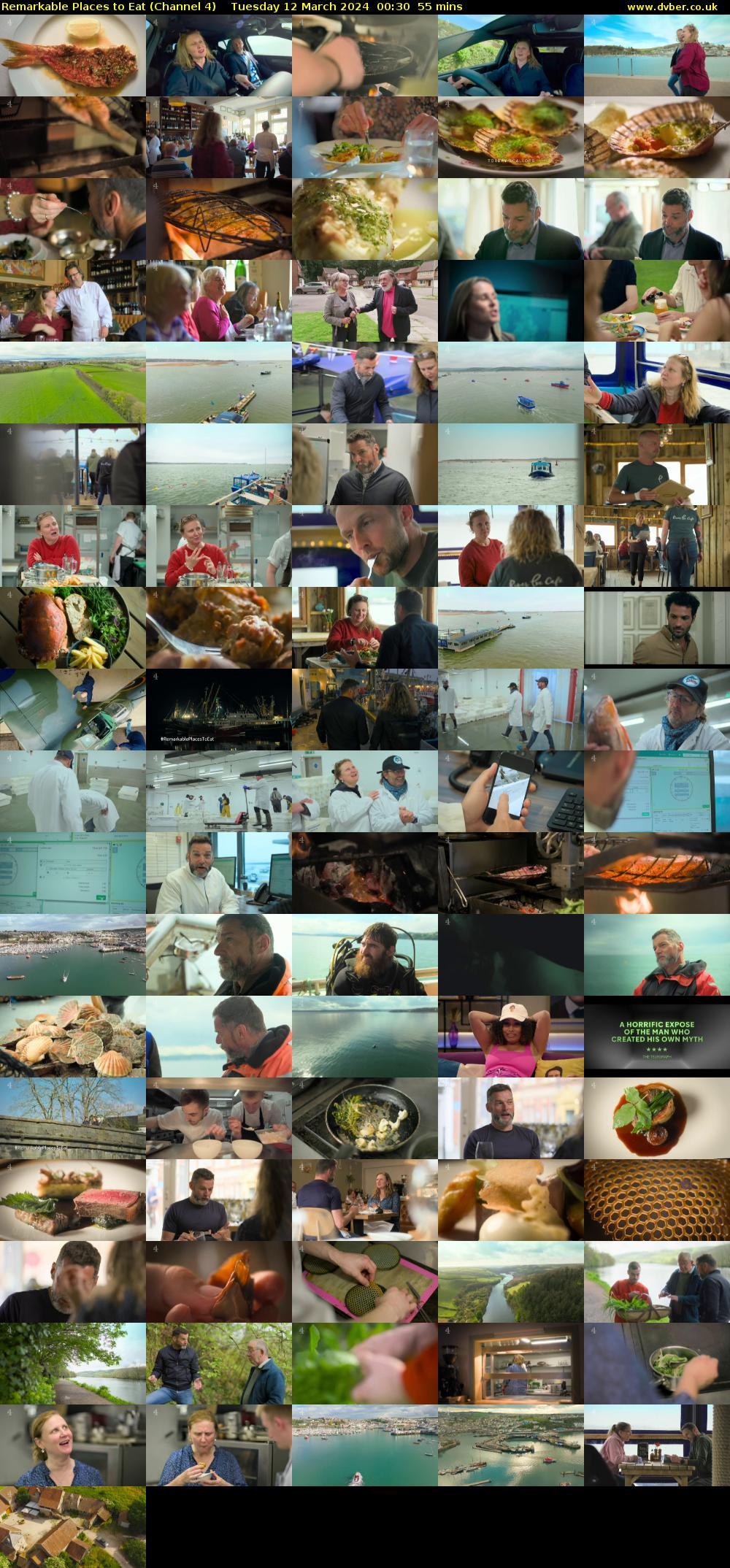 Remarkable Places to Eat (Channel 4) Tuesday 12 March 2024 00:30 - 01:25