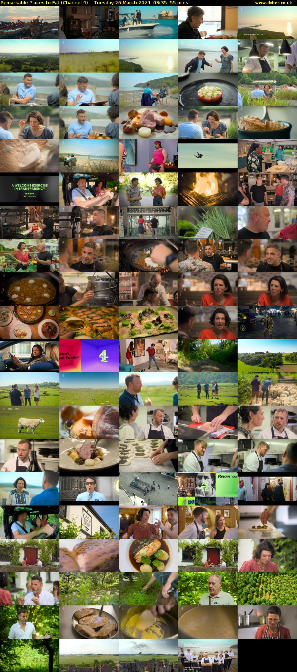 Remarkable Places to Eat (Channel 4) Tuesday 26 March 2024 03:35 - 04:30