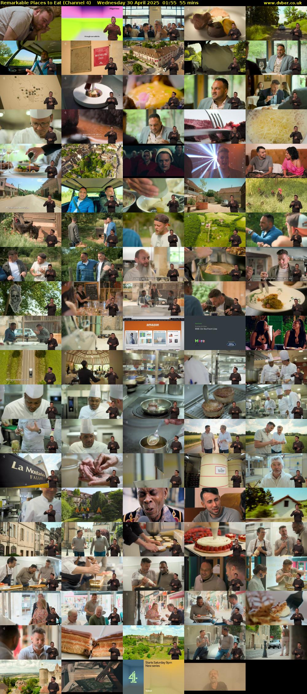 Remarkable Places to Eat (Channel 4) Wednesday 30 April 2025 01:55 - 02:50