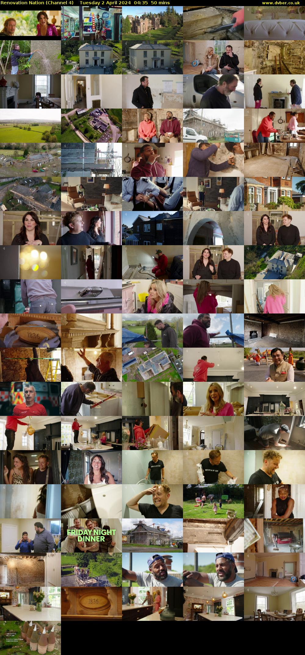 Renovation Nation (Channel 4) Tuesday 2 April 2024 04:35 - 05:25
