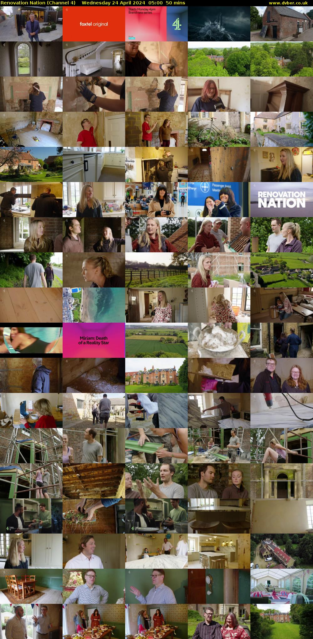 Renovation Nation (Channel 4) Wednesday 24 April 2024 05:00 - 05:50
