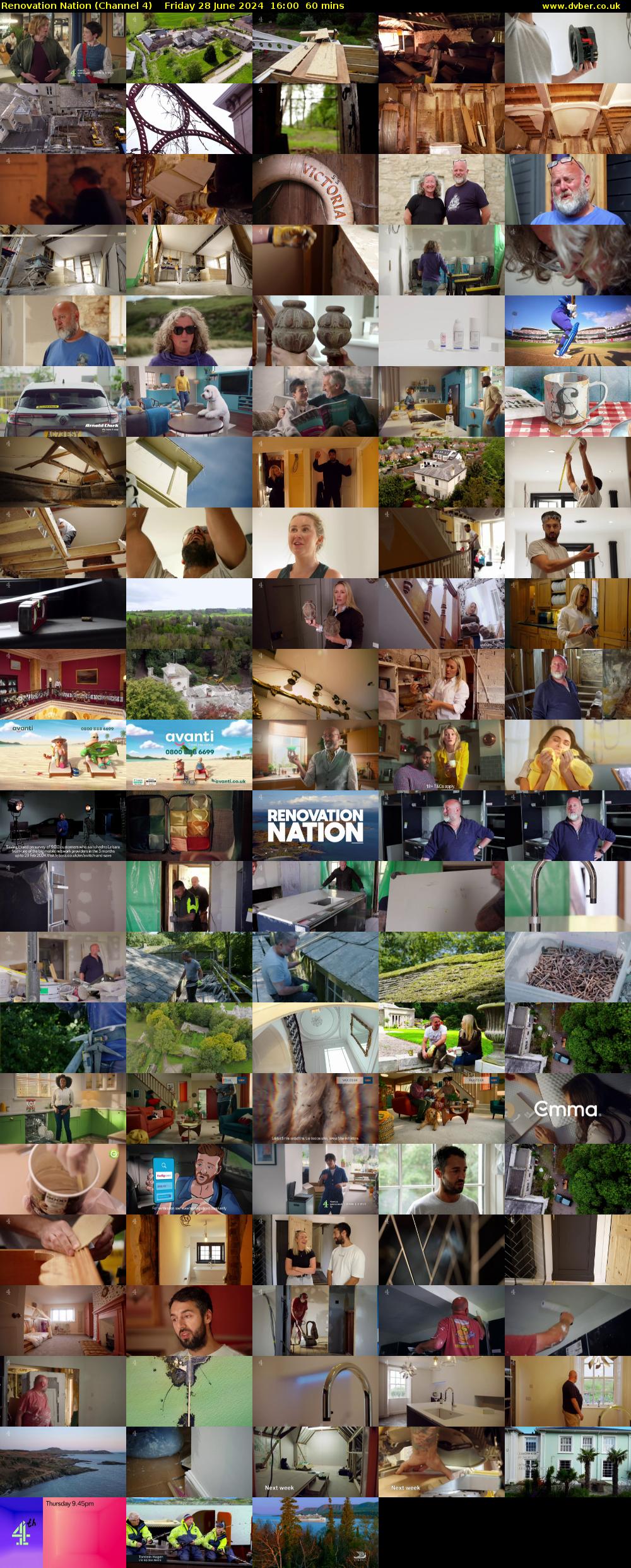 Renovation Nation (Channel 4) Friday 28 June 2024 16:00 - 17:00