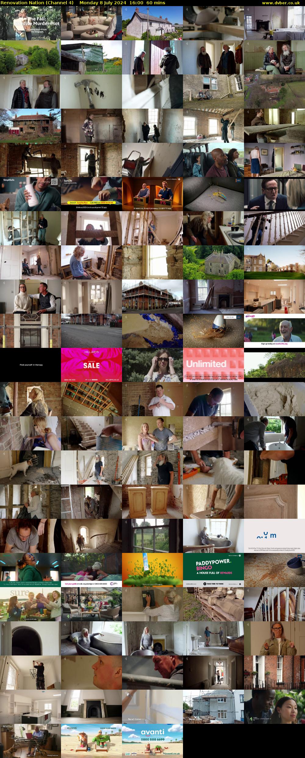Renovation Nation (Channel 4) Monday 8 July 2024 16:00 - 17:00