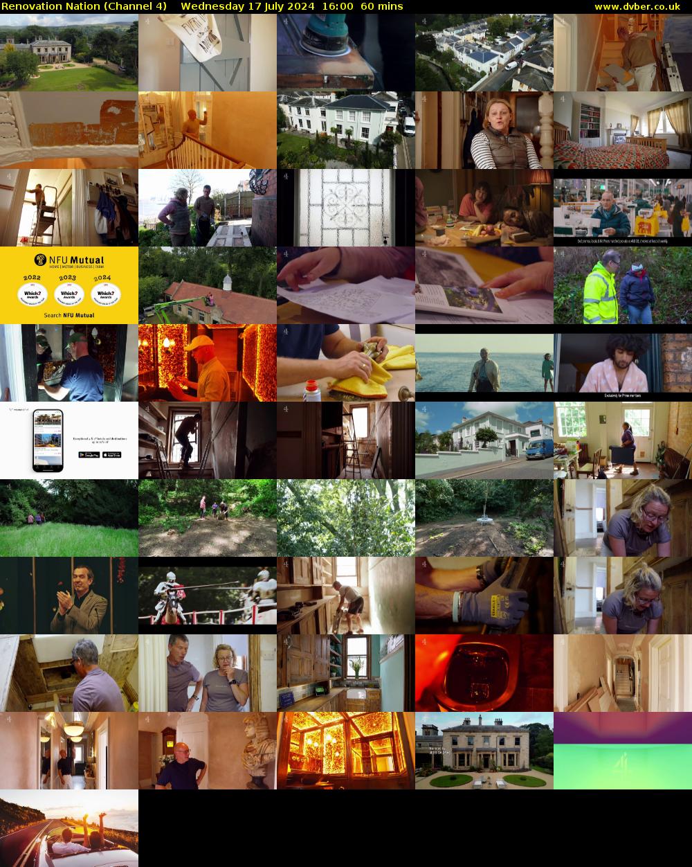 Renovation Nation (Channel 4) Wednesday 17 July 2024 16:00 - 17:00