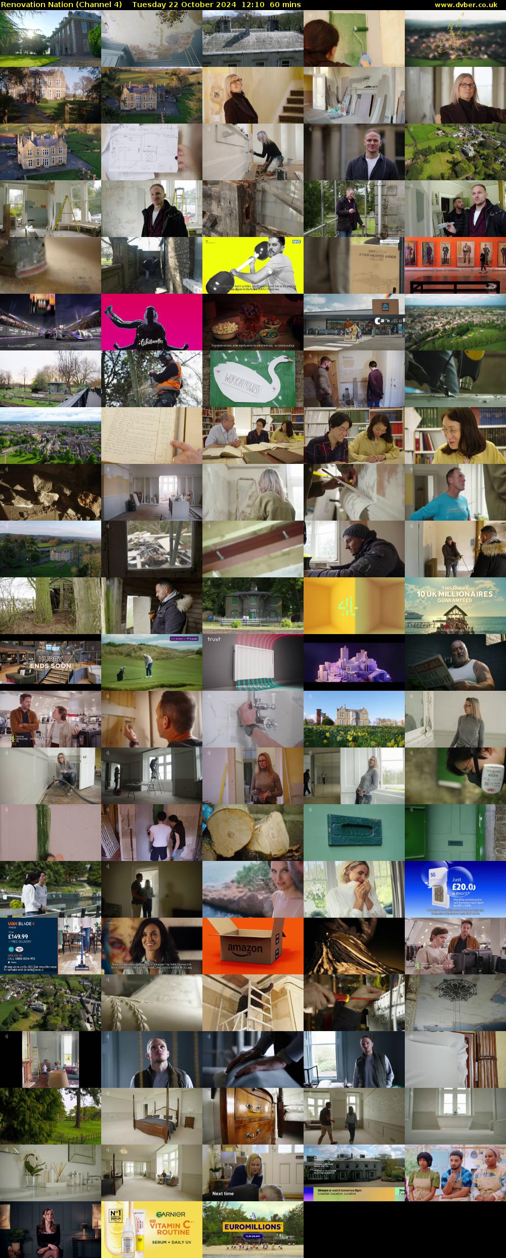 Renovation Nation (Channel 4) Tuesday 22 October 2024 12:10 - 13:10