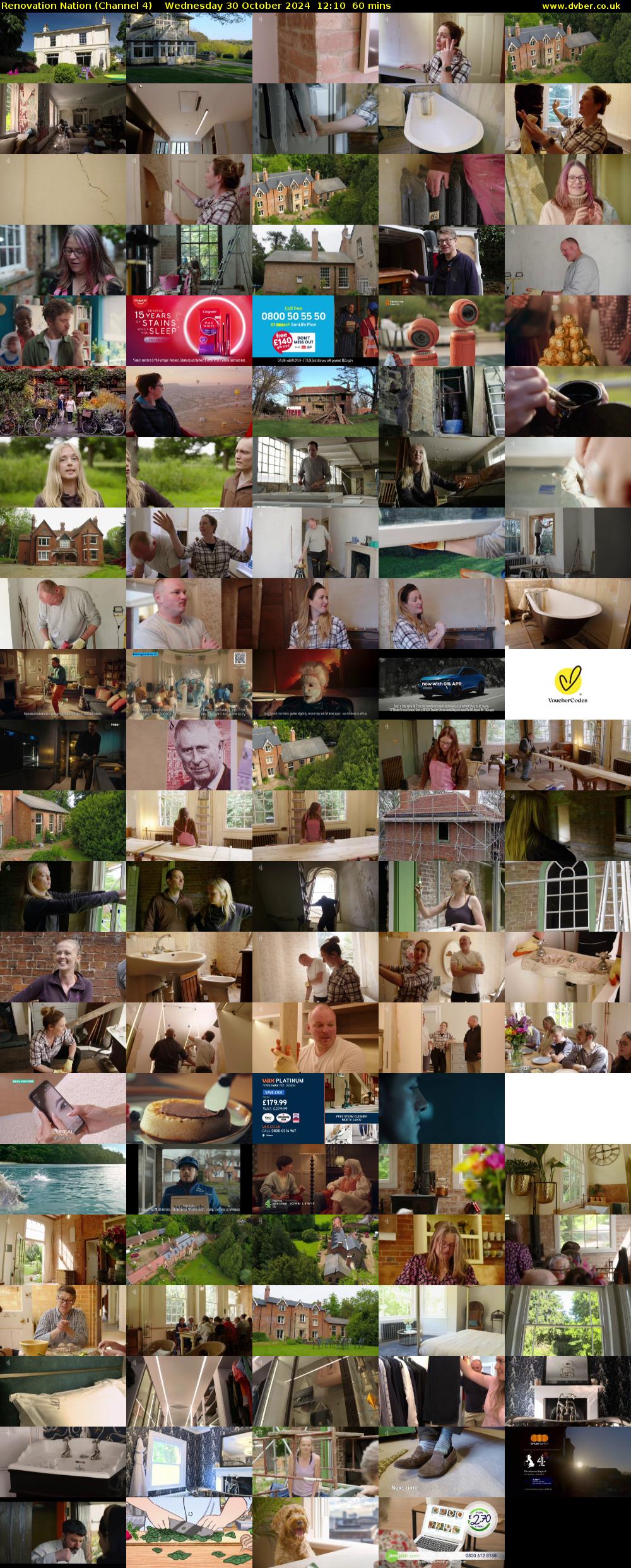 Renovation Nation (Channel 4) Wednesday 30 October 2024 12:10 - 13:10