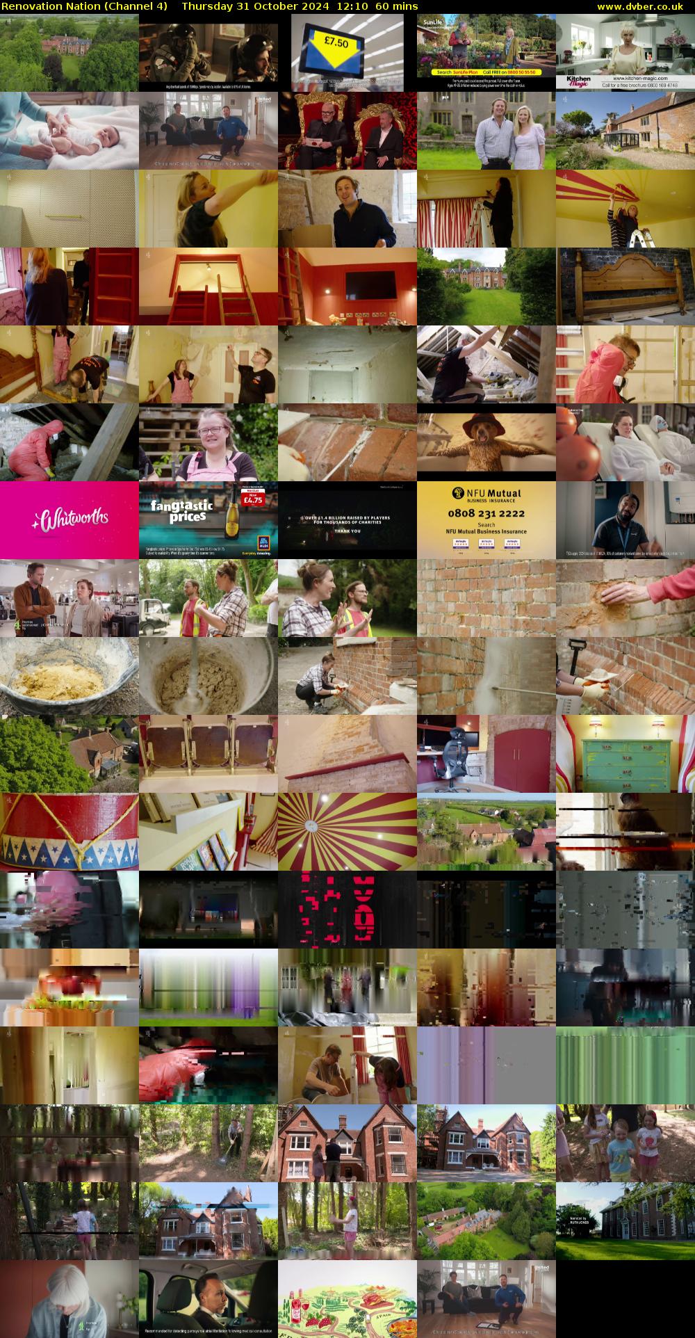 Renovation Nation (Channel 4) Thursday 31 October 2024 12:10 - 13:10