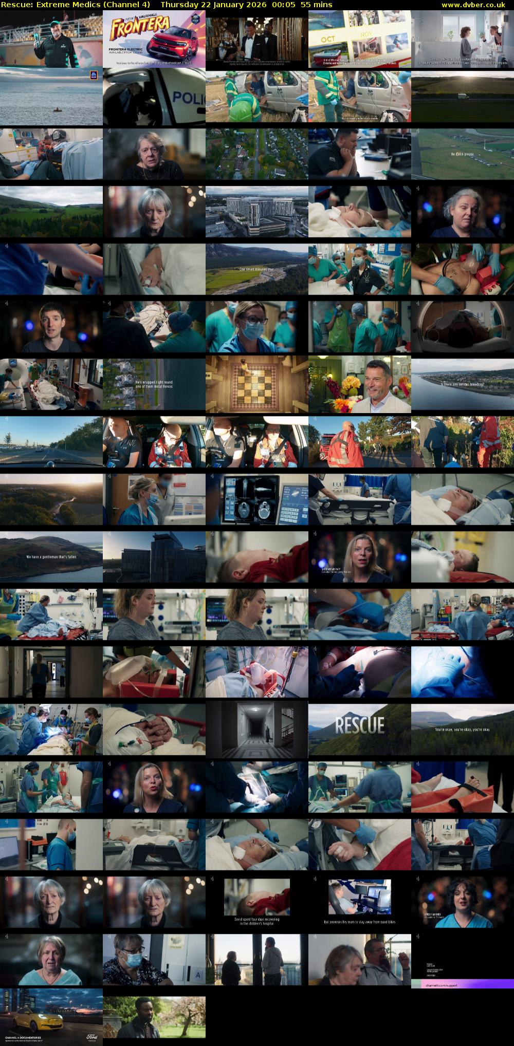 Rescue: Extreme Medics (Channel 4) Thursday 22 January 2026 00:05 - 01:00